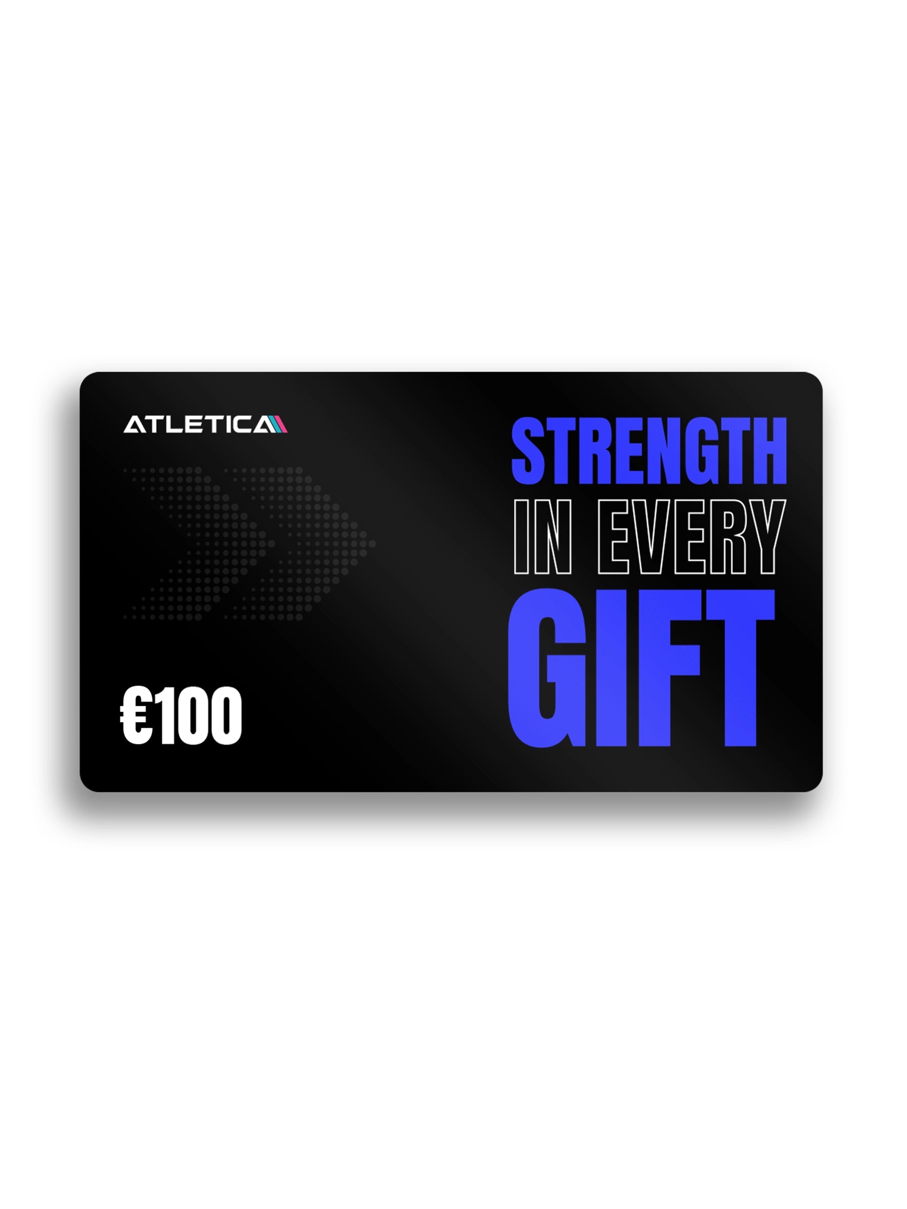 Atletica E-Gift Card 100€ - Fitnessgeräte-Geschenkgutschein 100€, digital per E-Mail