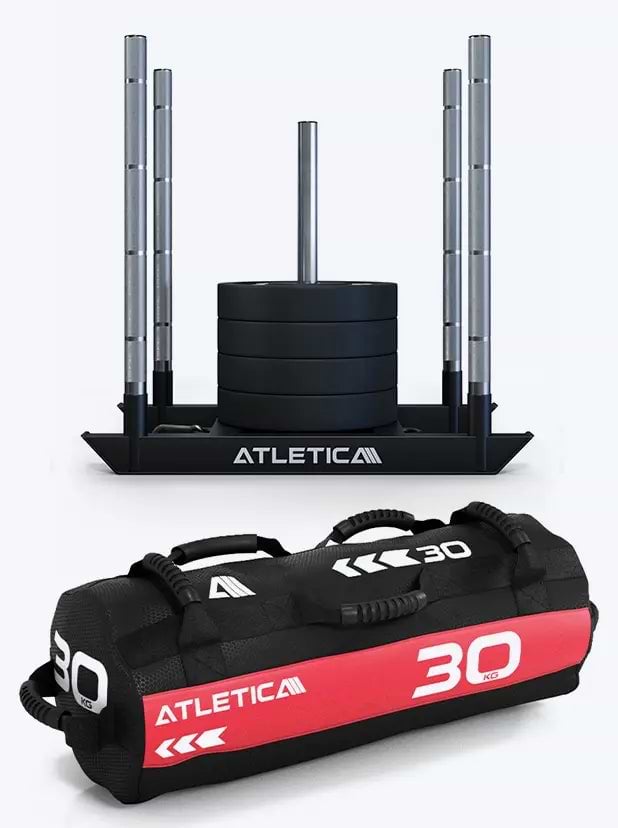 HRX Schlitten und Sandbag von Atletica