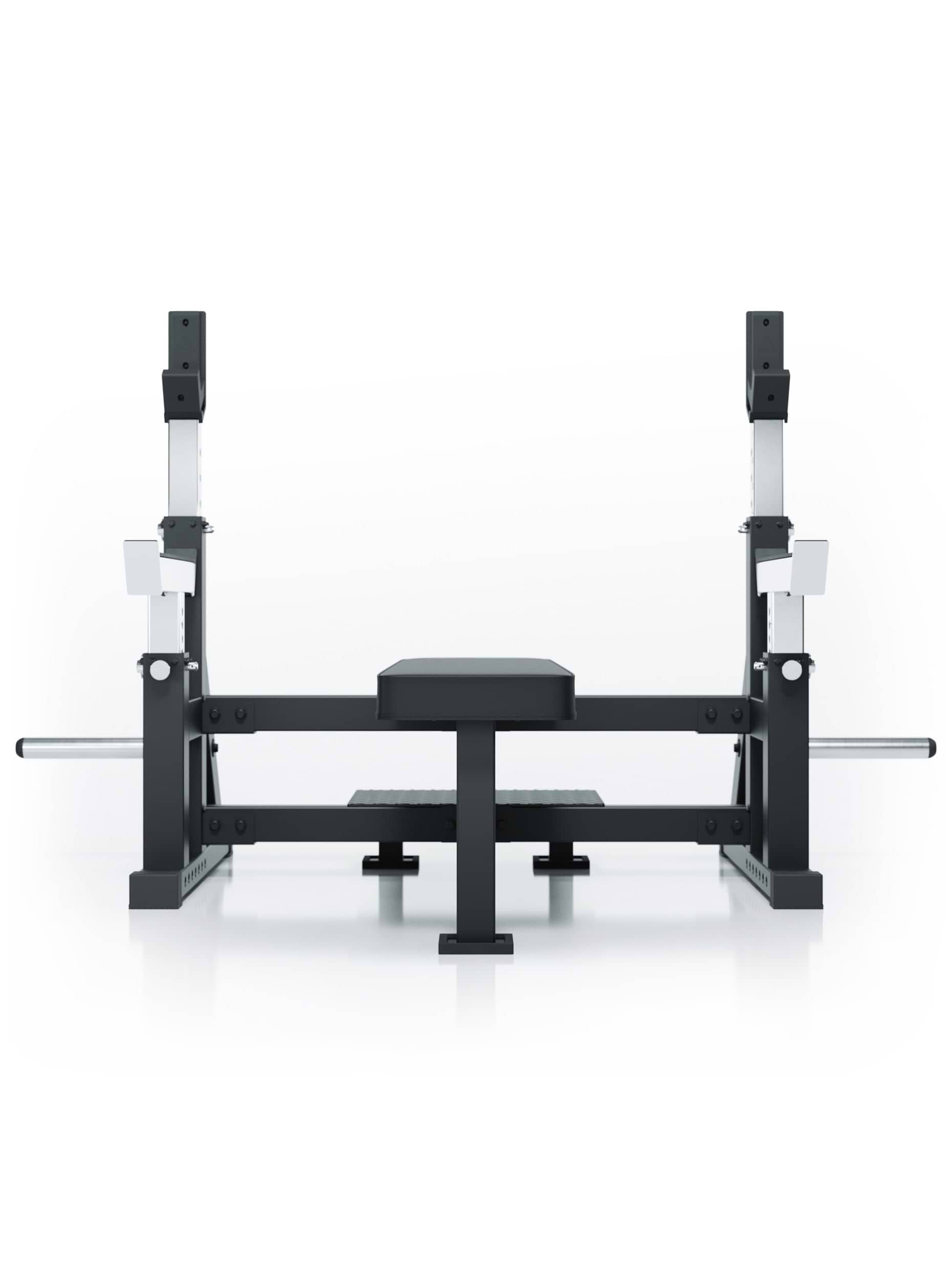Drückerbank B15: Professionelle Bank für Bankdrücken | für den Einsatz in Fitnessstudios