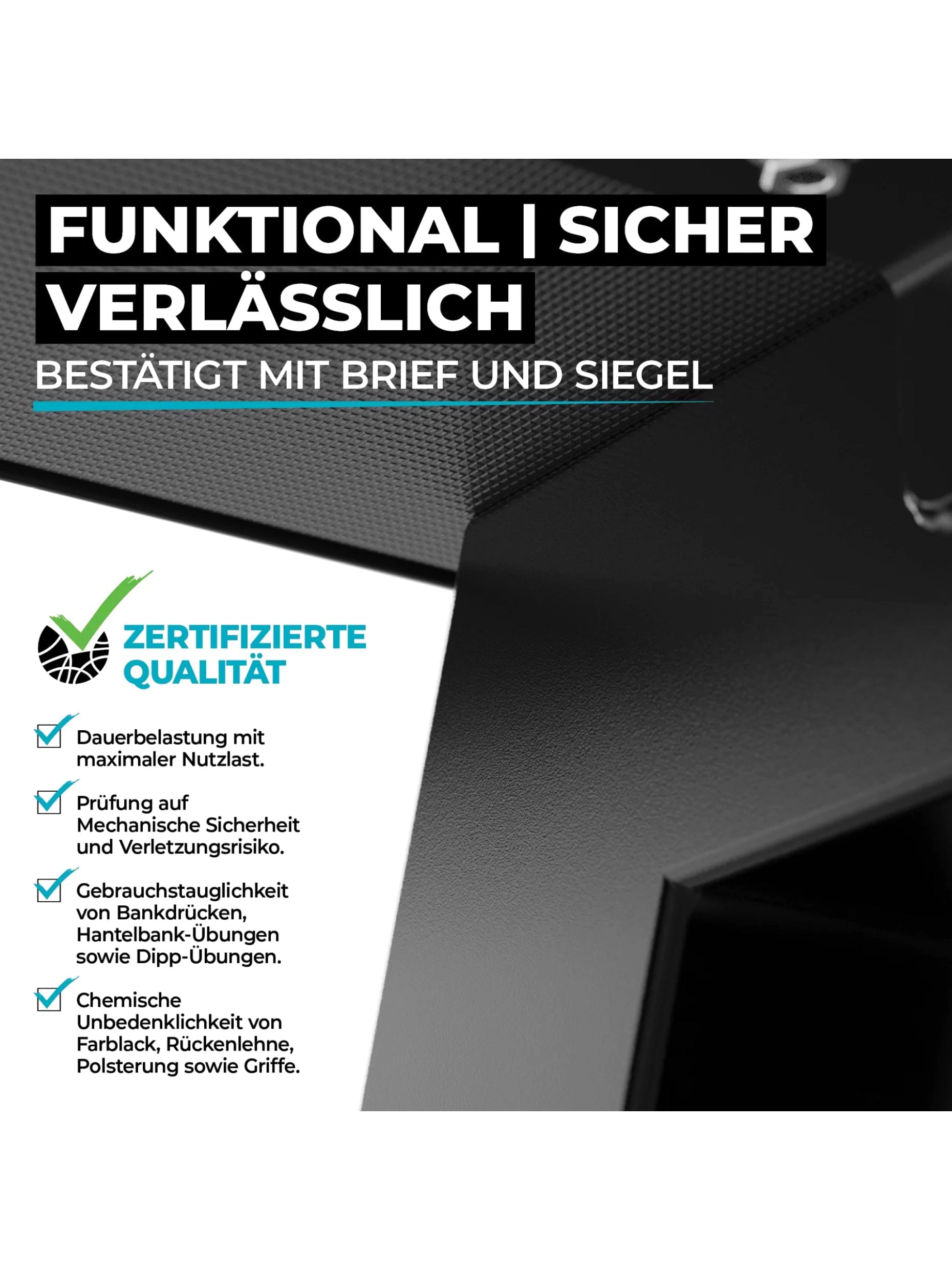 Hantelbank B1: Zertifizierte Qualität