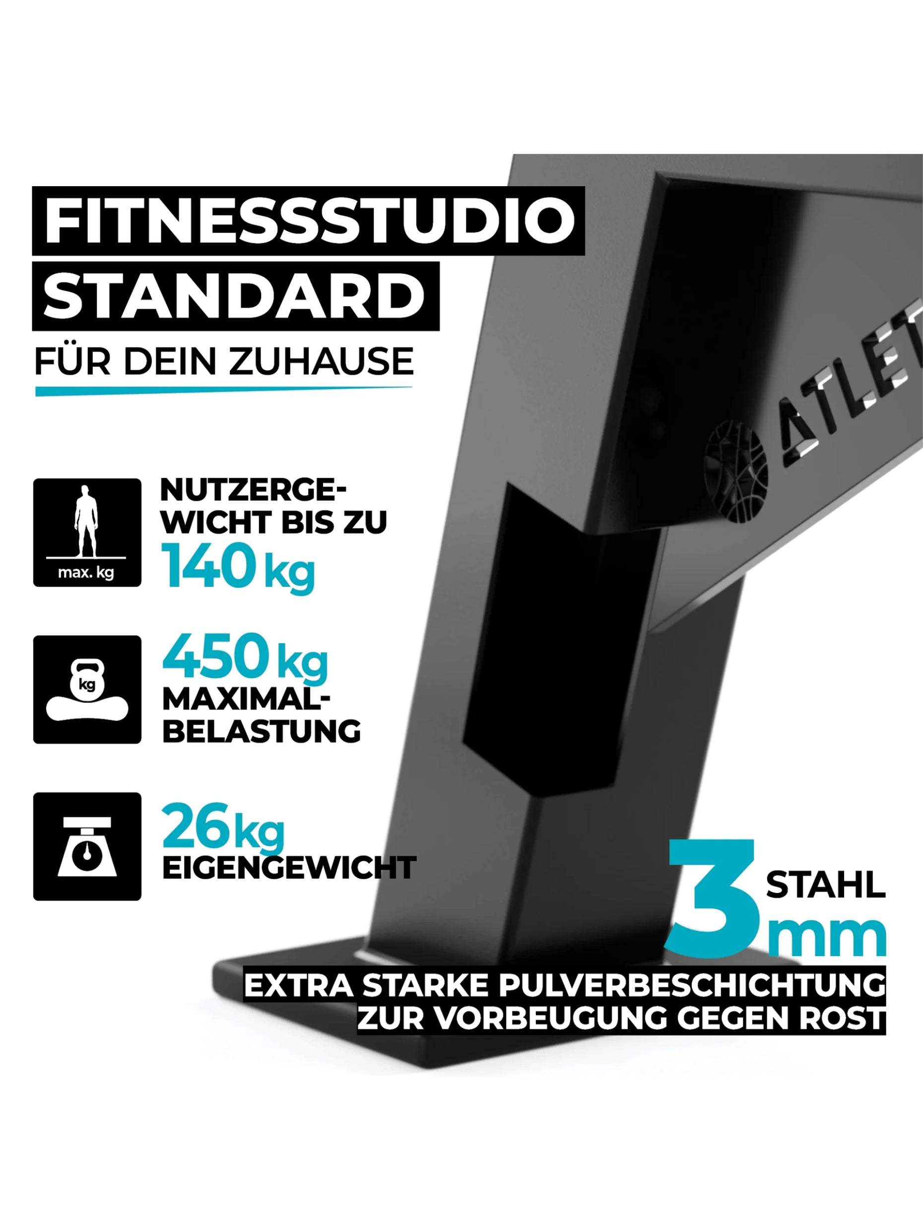 B1 Hantelbank von Atletica: Produktinformationen