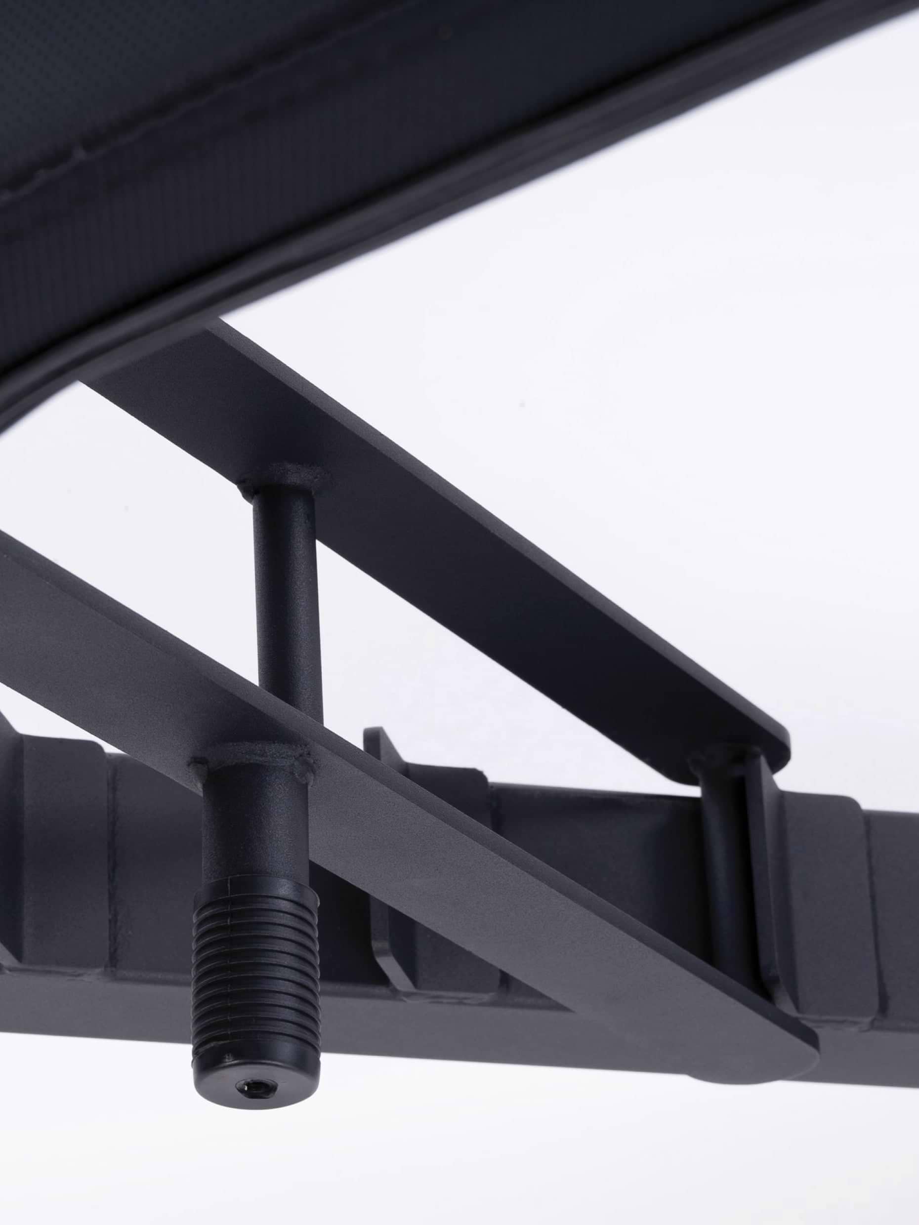 Hantelbank B2 negativ verstellbar: Sitz 3-fach verstellbar, in schwarz