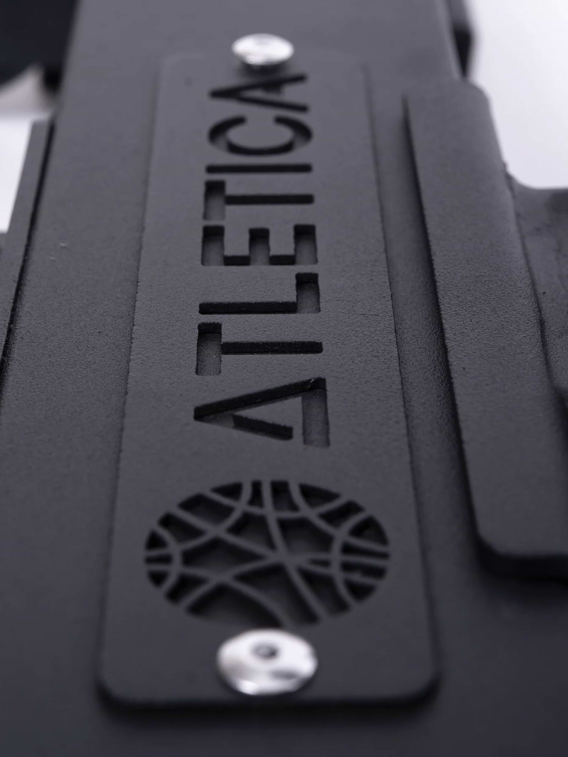 Hantelbank B6: Firmenlogo, 