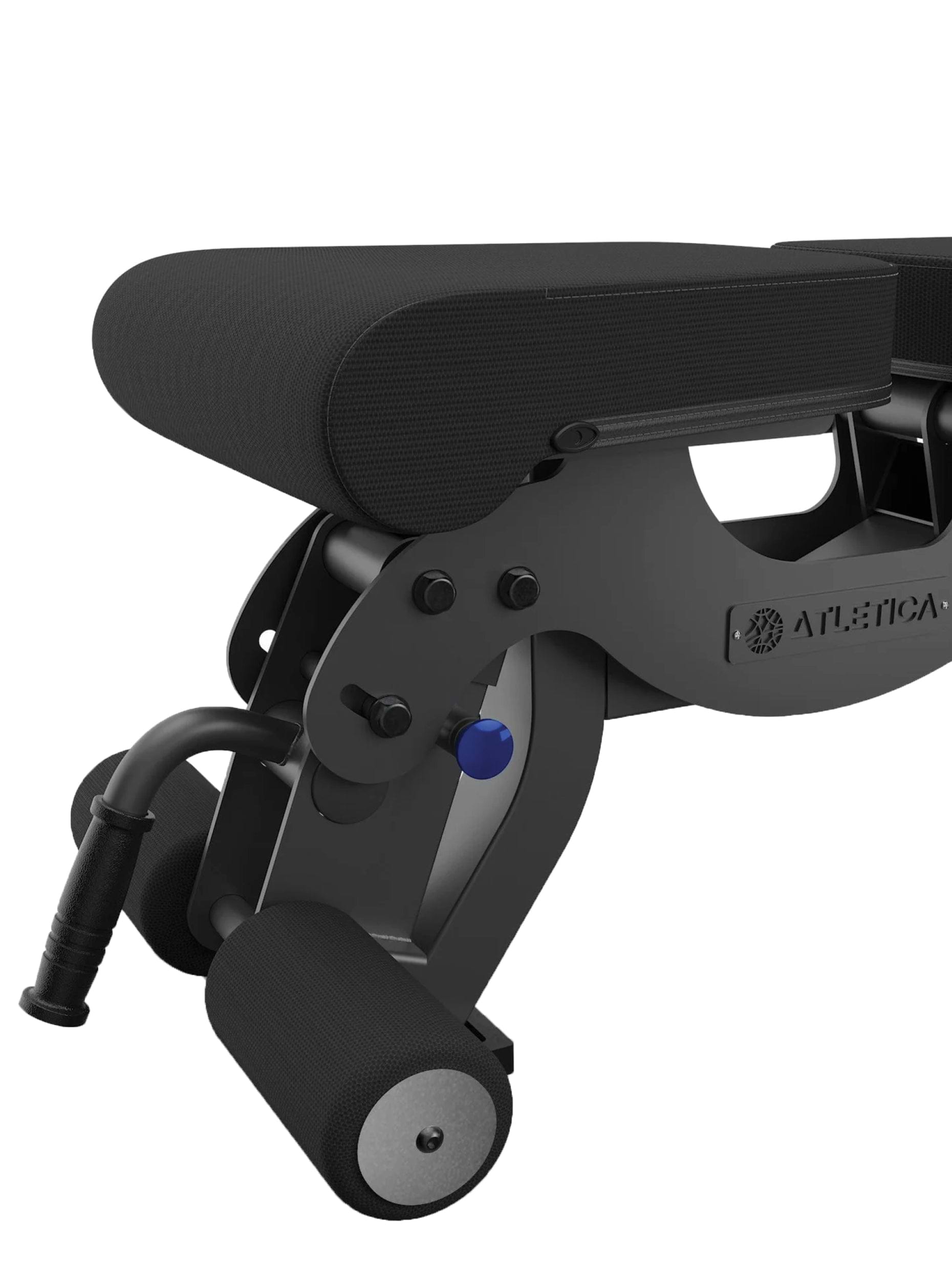 Hantelbank B6, mit Fussblocker für Situps, in schwarz, 