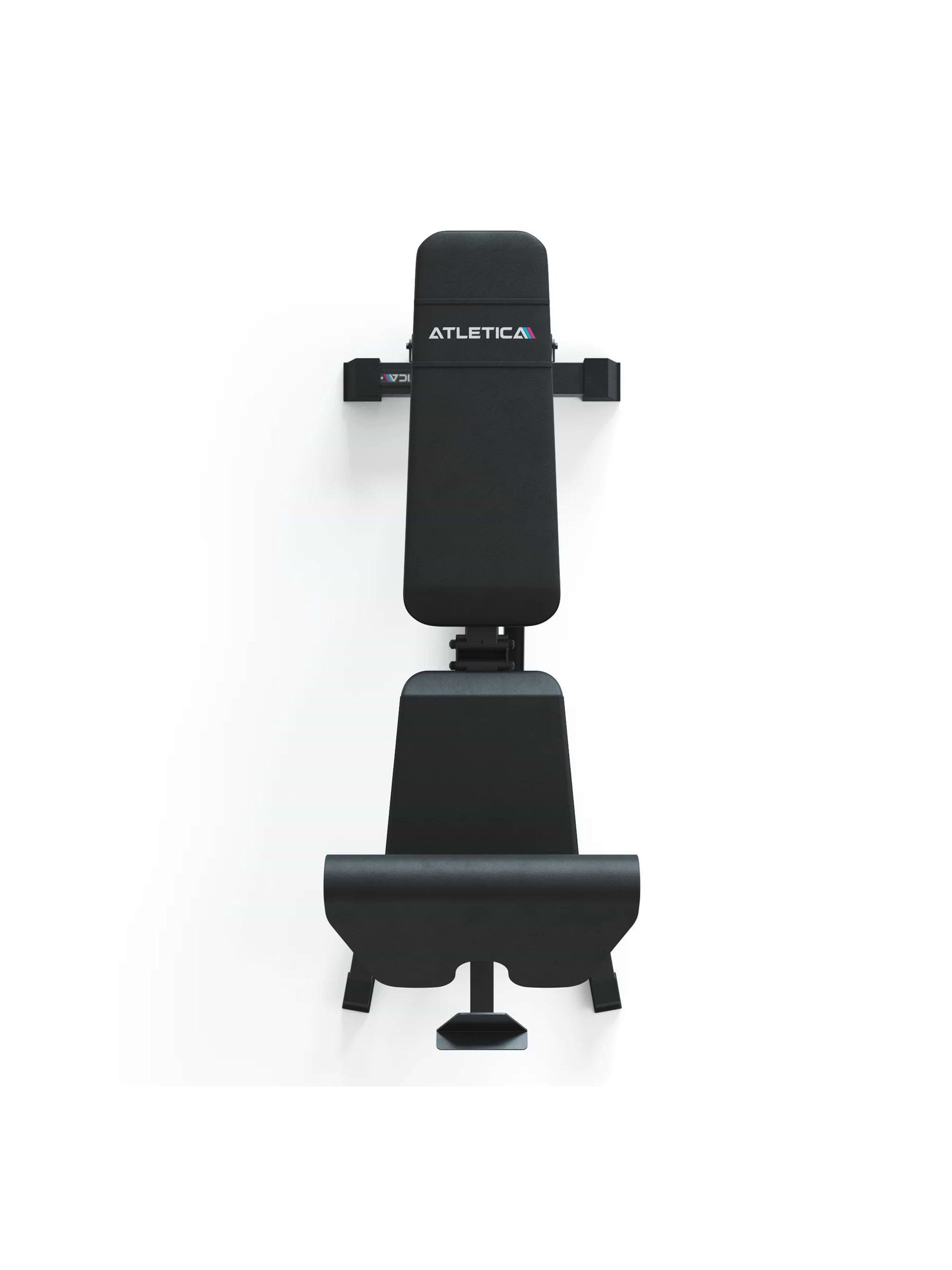 Hantelbank X-BENCH | Multifunktionale Hantelbank | Aufsätze für Bizeps- und Beincurls | Negativ verstellbar | 650kg Belastbarkeit | 8cm dickes Polster