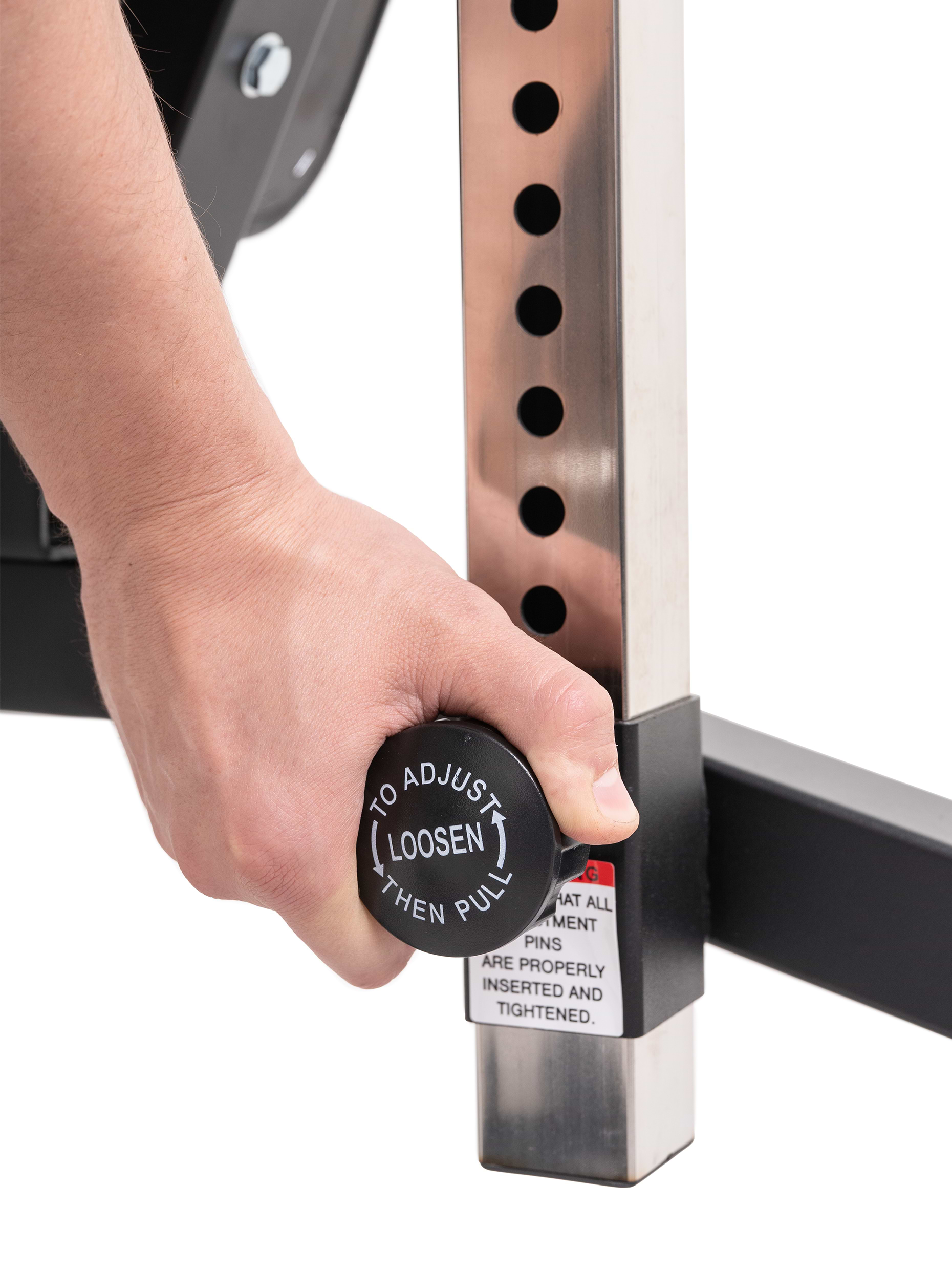 X-Bench Hantelbank Einstellungsmöglichkeiten