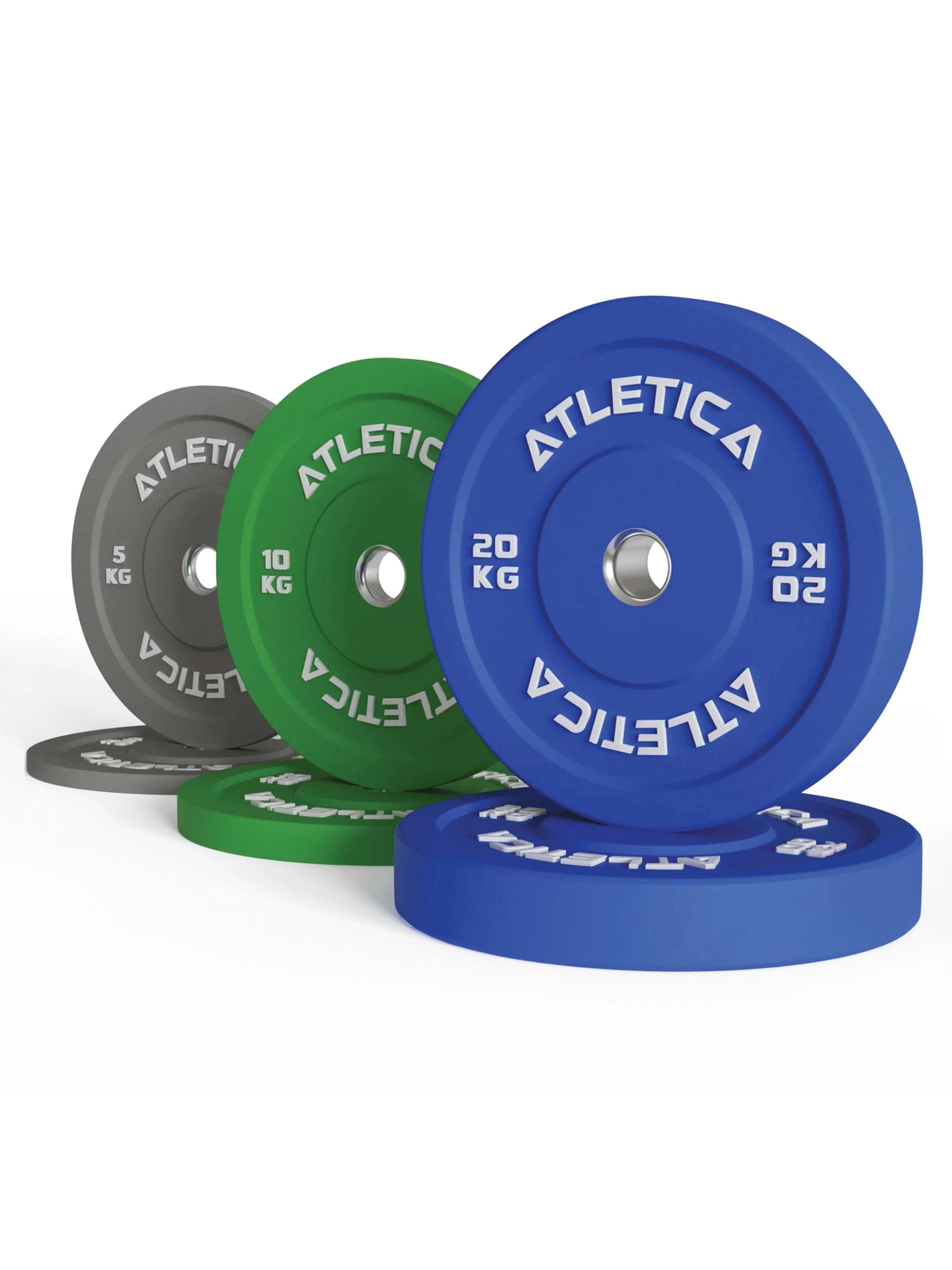 Gewichte: Bumper plates Set 70 kg | Color Bumper Plates 70 kg bestehend aus 2 x 5 kg ∣ 2x 10 kg ∣ 2x 20 kg