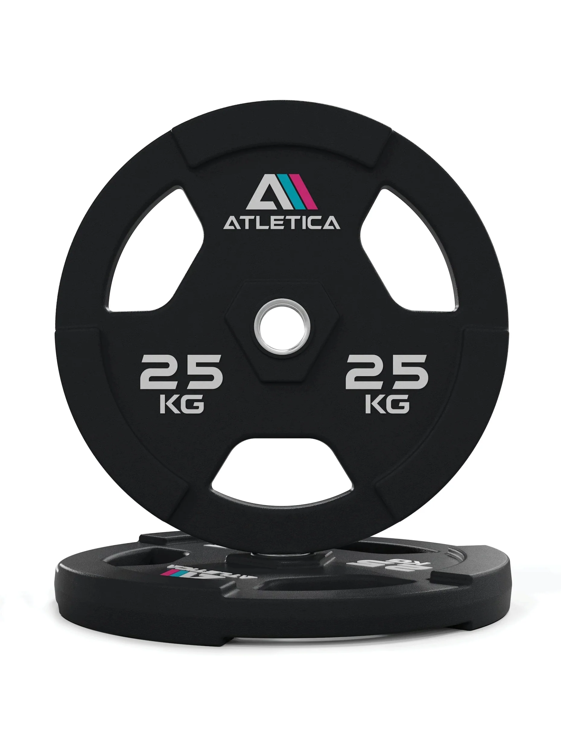 Gewichte: Gripper plates| Paar | 50 mm Polyurethan-Ummantelung 〡 langlebig 〡 Gewichtstoleranz 1 % 〡 EdelstahlringSize: 2x2.5kg, 2x5kg, 2x10kg, 2x15kg, 2x20kg, 2x25kg