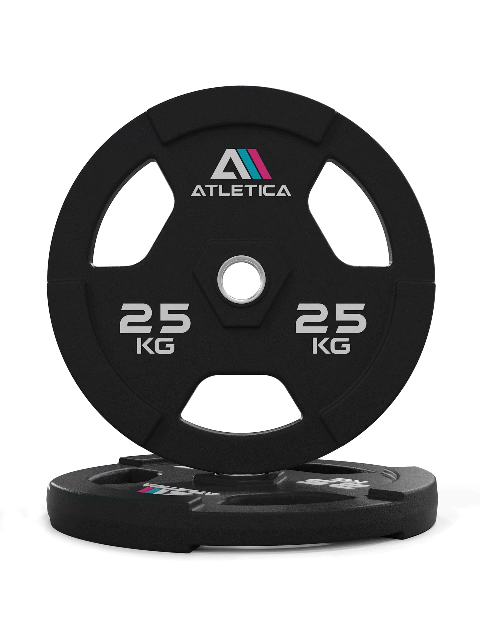 Gewichte: Gripper plates| Paar | 50 mm Polyurethan-Ummantelung 〡 langlebig 〡 Gewichtstoleranz 1 % 〡 EdelstahlringSize: 2x2.5kg, 2x5kg, 2x10kg, 2x15kg, 2x20kg, 2x25kg