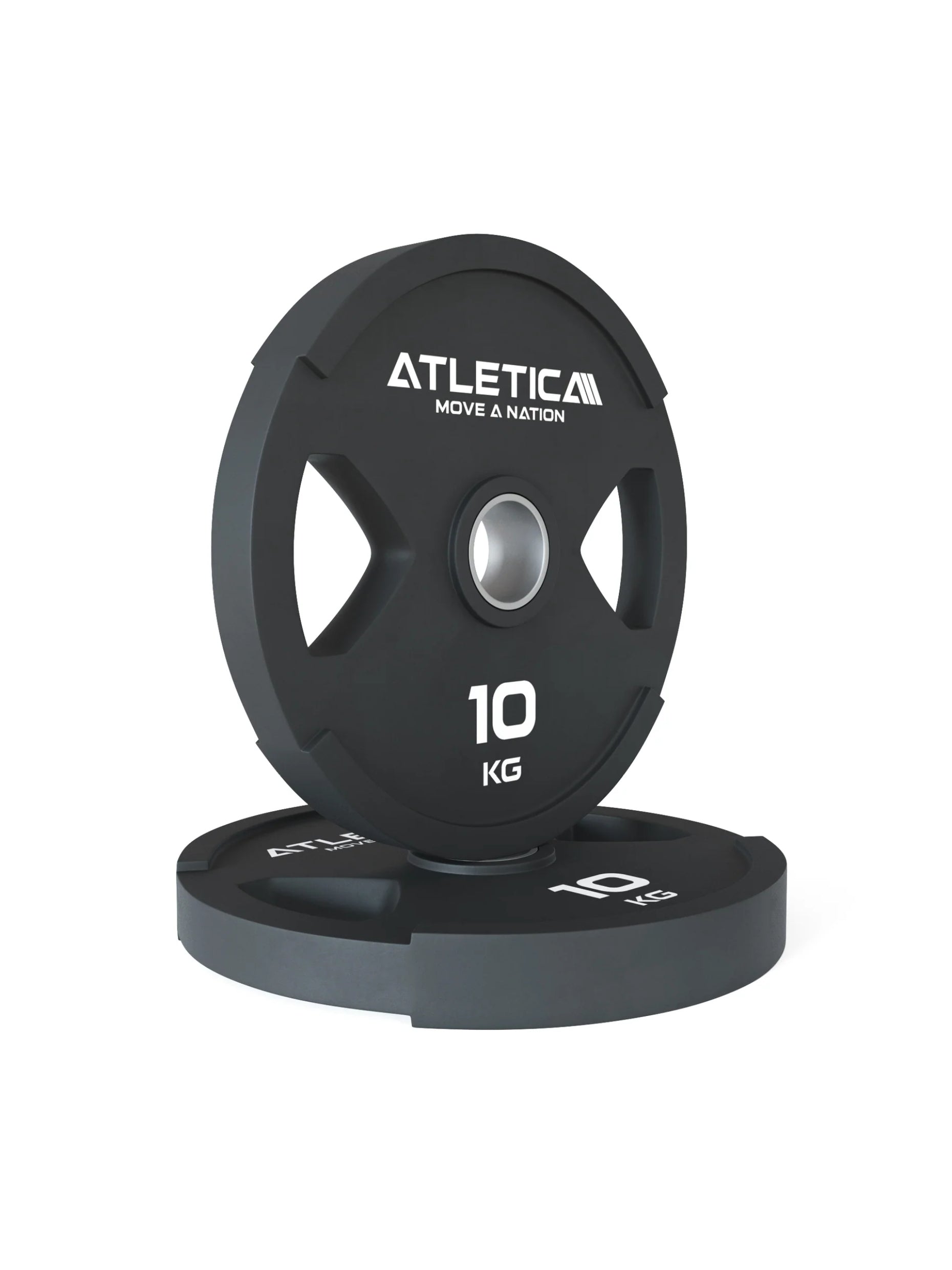 Talerze obciążeniowe Dual-Gripper Plates: wysoka ergonomia dzięki konstrukcji z dwoma uchwytami | od 2,5 kg do 25 kg | wolne od substancji szkodliwych, certyfikat TÜV REACH, 