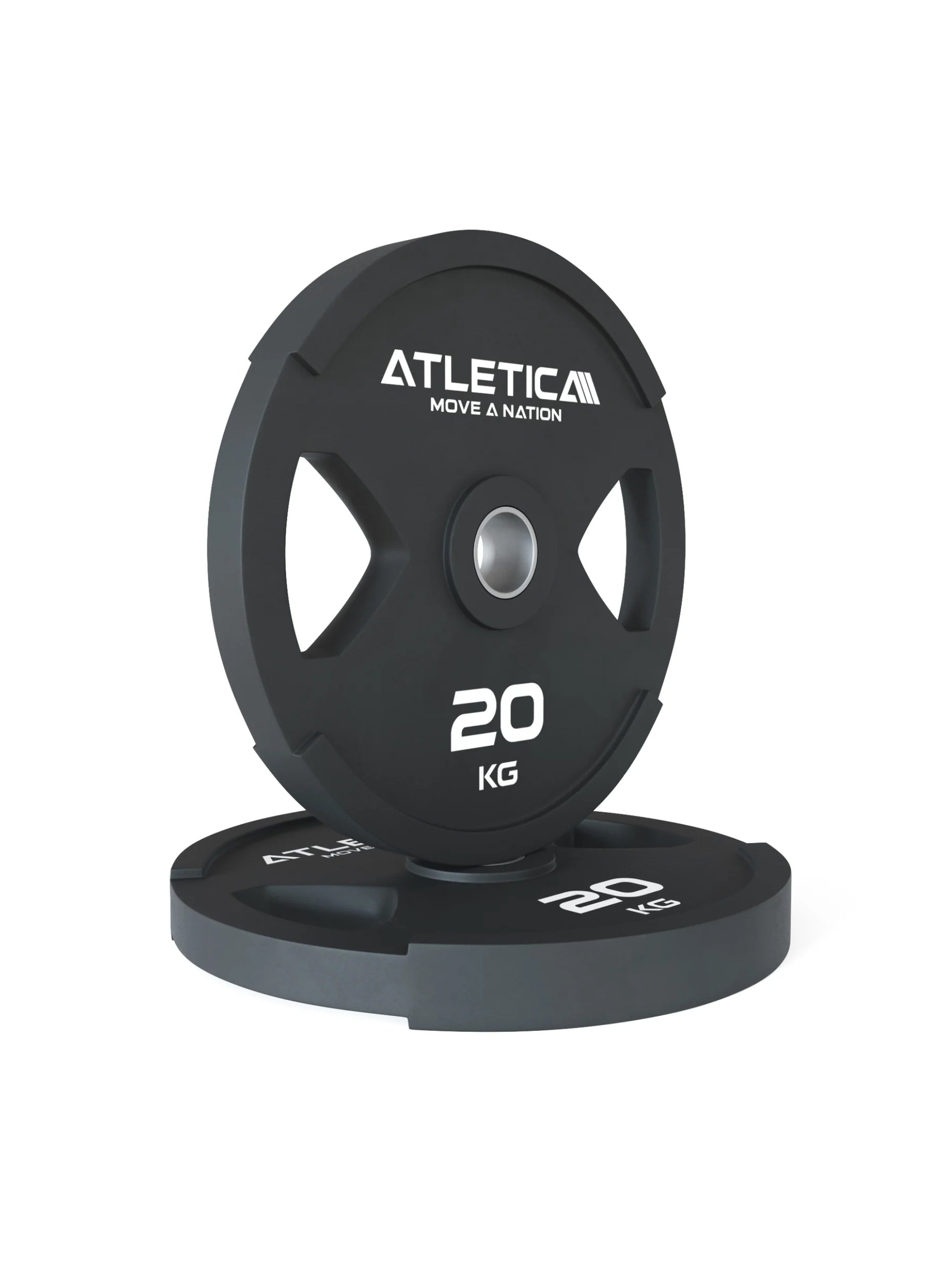 Talerze obciążeniowe Dual-Gripper Plates: wysoka ergonomia dzięki konstrukcji z dwoma uchwytami | od 2,5 kg do 25 kg | wolne od substancji szkodliwych, certyfikat TÜV REACH, 