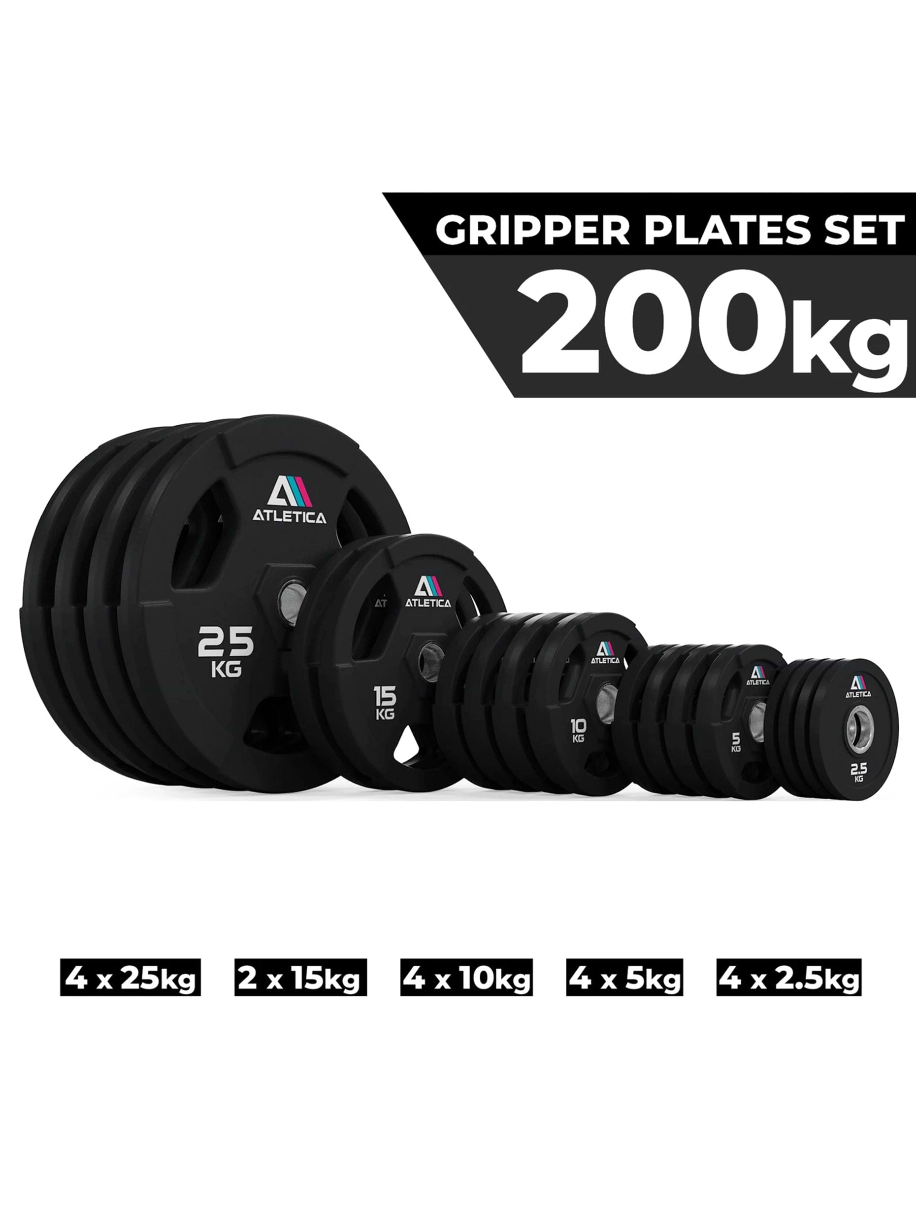 Gewichte Gripper plates: Set 200 kg 