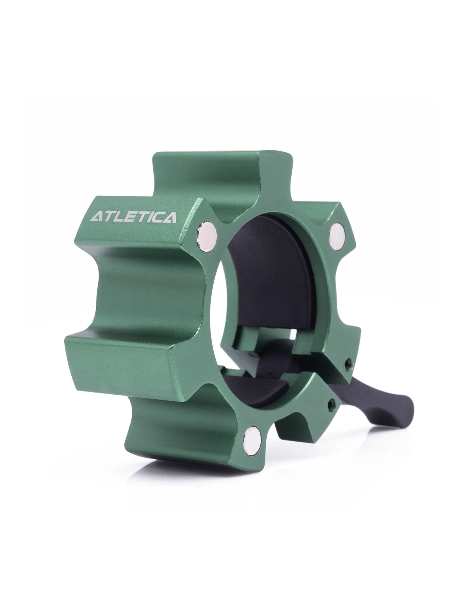 Aluminium Hantelverschlüsse Paarweise | 50 mm | Magnetisch | Gummischutz auf der Innenseite | Hervorragender Halt |