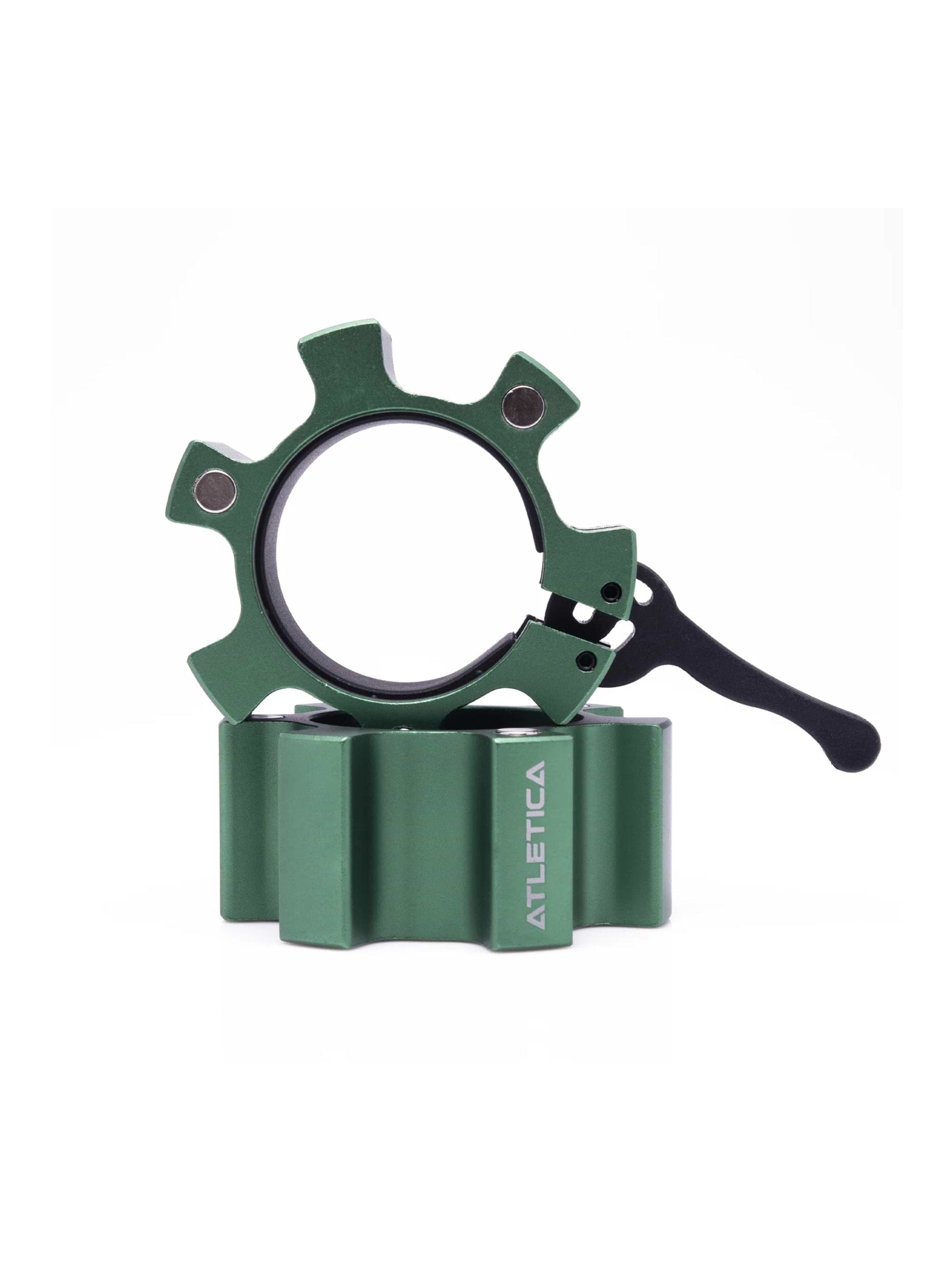 Aluminium Hantelverschlüsse Paarweise | 50 mm | Magnetisch | Gummischutz auf der Innenseite | Hervorragender Halt | 