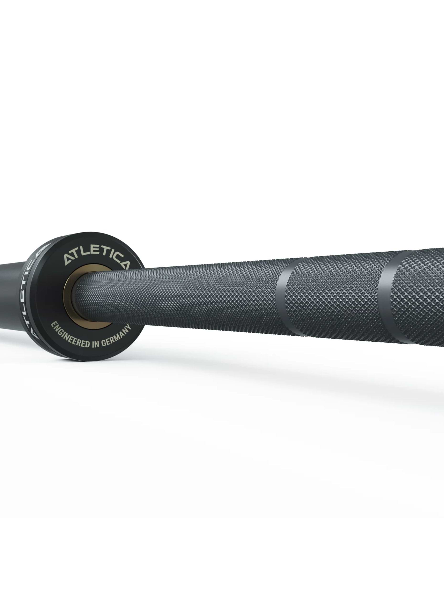 Langhantel Delta Set: Delta Hybrid Stange| 75kg Hantelscheiben | Alu-Hantelverschlüsse | Für Gewichtheben, Powerlifting und CrossFit | Ø 50mm, 