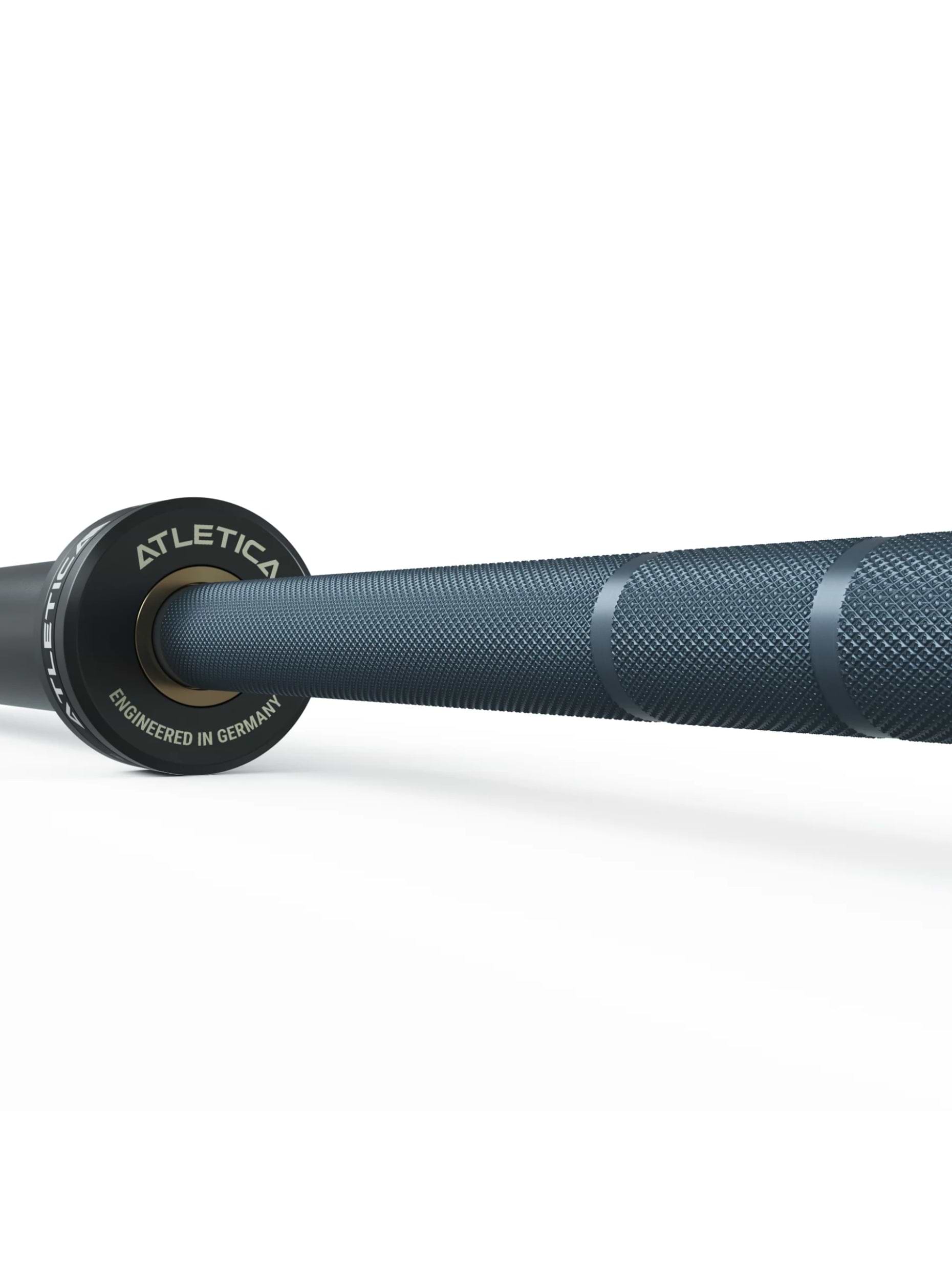 Langhantel Delta Set: Delta Hybrid Stange| 75kg Hantelscheiben | Alu-Hantelverschlüsse | Für Gewichtheben, Powerlifting und CrossFit | Ø 50mm, 