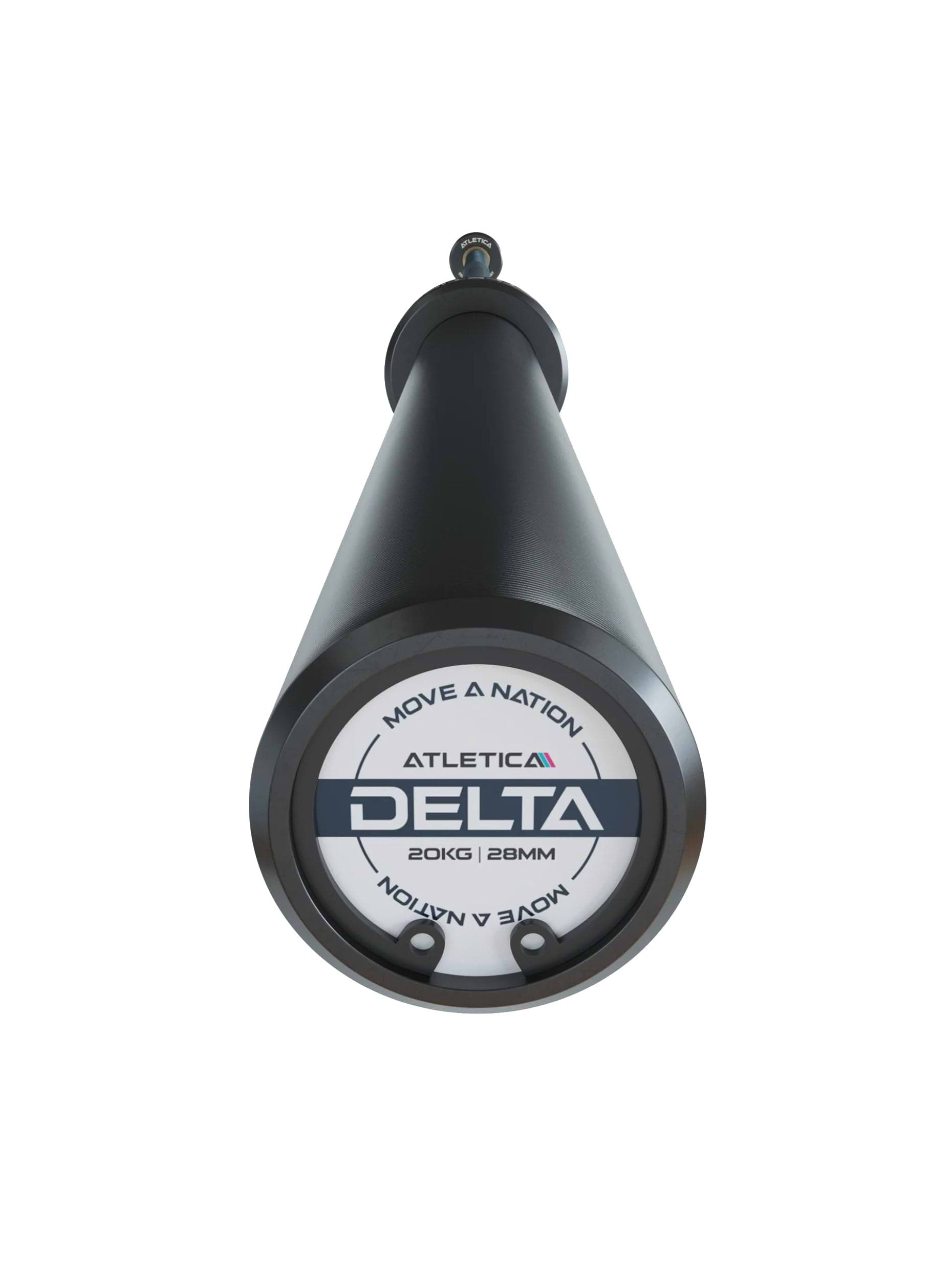 Delta Set: Delta Hybrid Stange| 75kg Hantelscheiben | Alu-Hantelverschlüsse | Für Gewichtheben, Powerlifting und CrossFit | Ø 50mm,