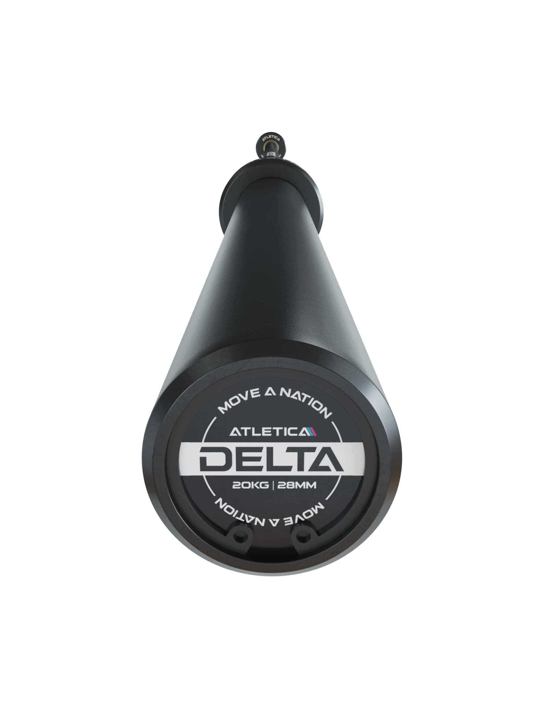 Delta Set: Delta Hybrid Stange| 75kg Hantelscheiben | Alu-Hantelverschlüsse | Für Gewichtheben, Powerlifting und CrossFit | Ø 50mm, 