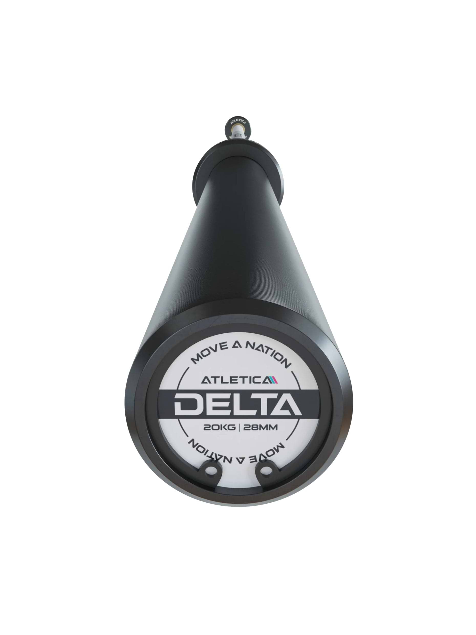 Delta Set: Delta Hybrid Stange| 75kg Hantelscheiben | Alu-Hantelverschlüsse | Für Gewichtheben, Powerlifting und CrossFit | Ø 50mm, 