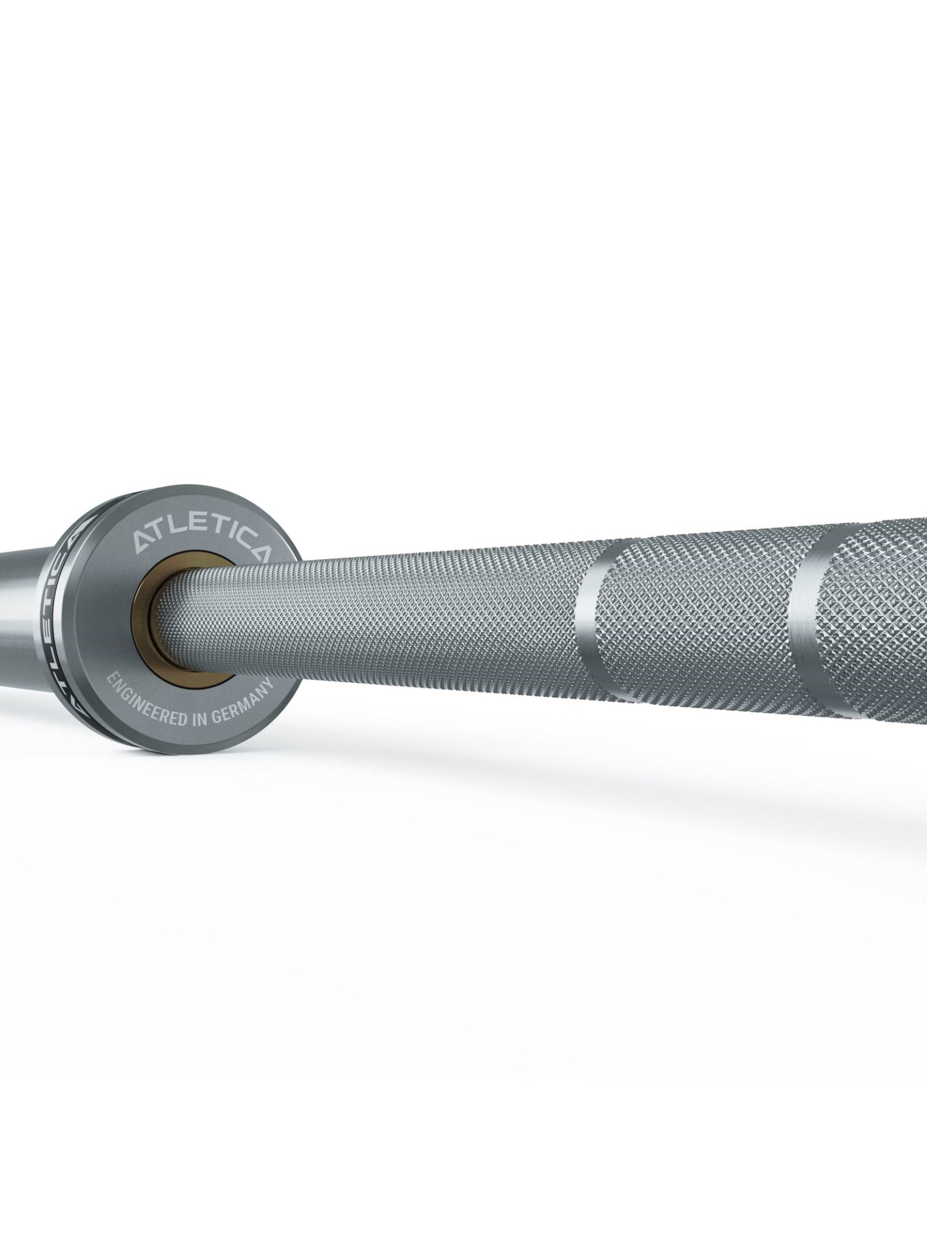 Langhantel Set | Delta HighRep Set: Delta Hybrid Stange| 75kg Hantelscheiben | Alu-Hantelverschlüsse | Für Gewichtheben, Powerlifting und CrossFit | Ø 50mm 