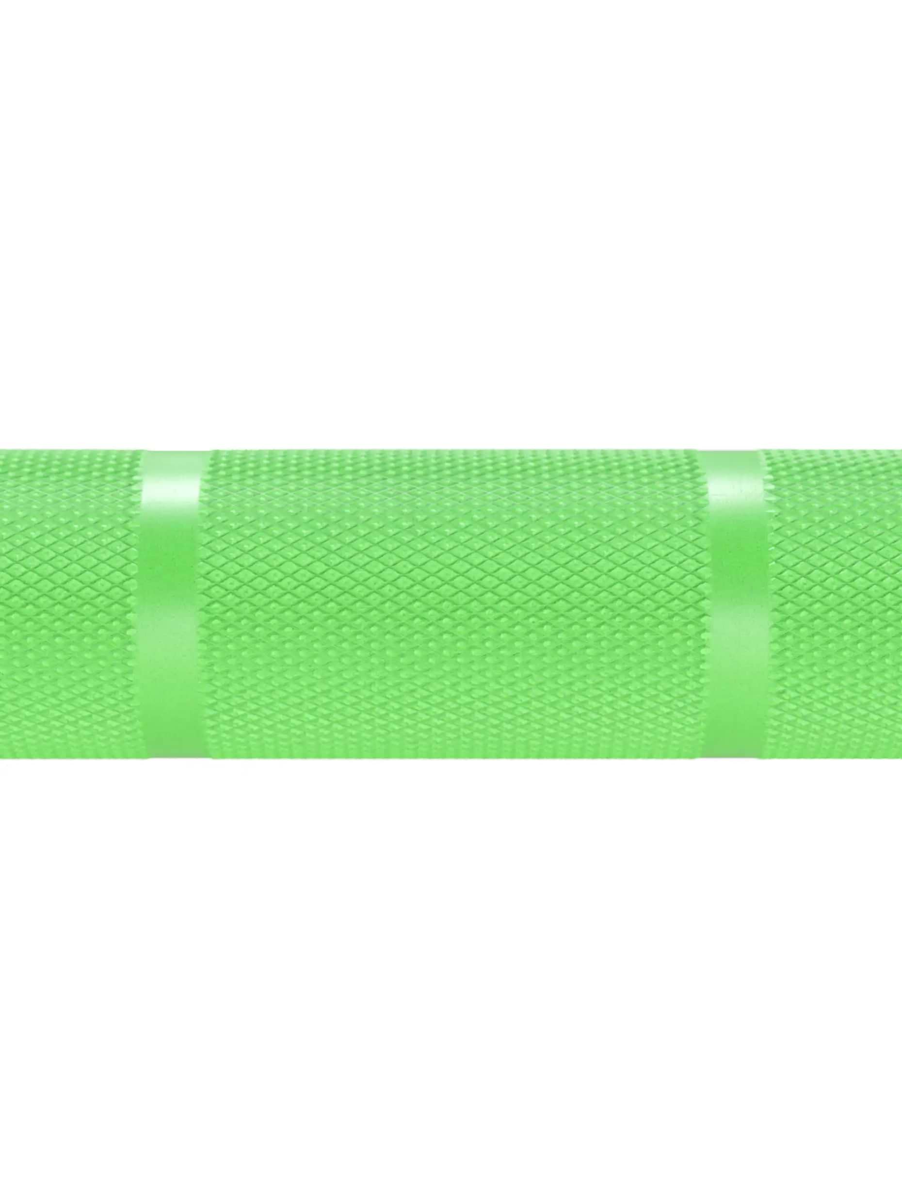 Hantelstangen, Delta Hybrid-Langhantel Electric Green: Für Weightlifting, Powerlifting und Functional Training | 20kg | IPF- & IWF-Markierungen | 1000kg Belastbarkeit