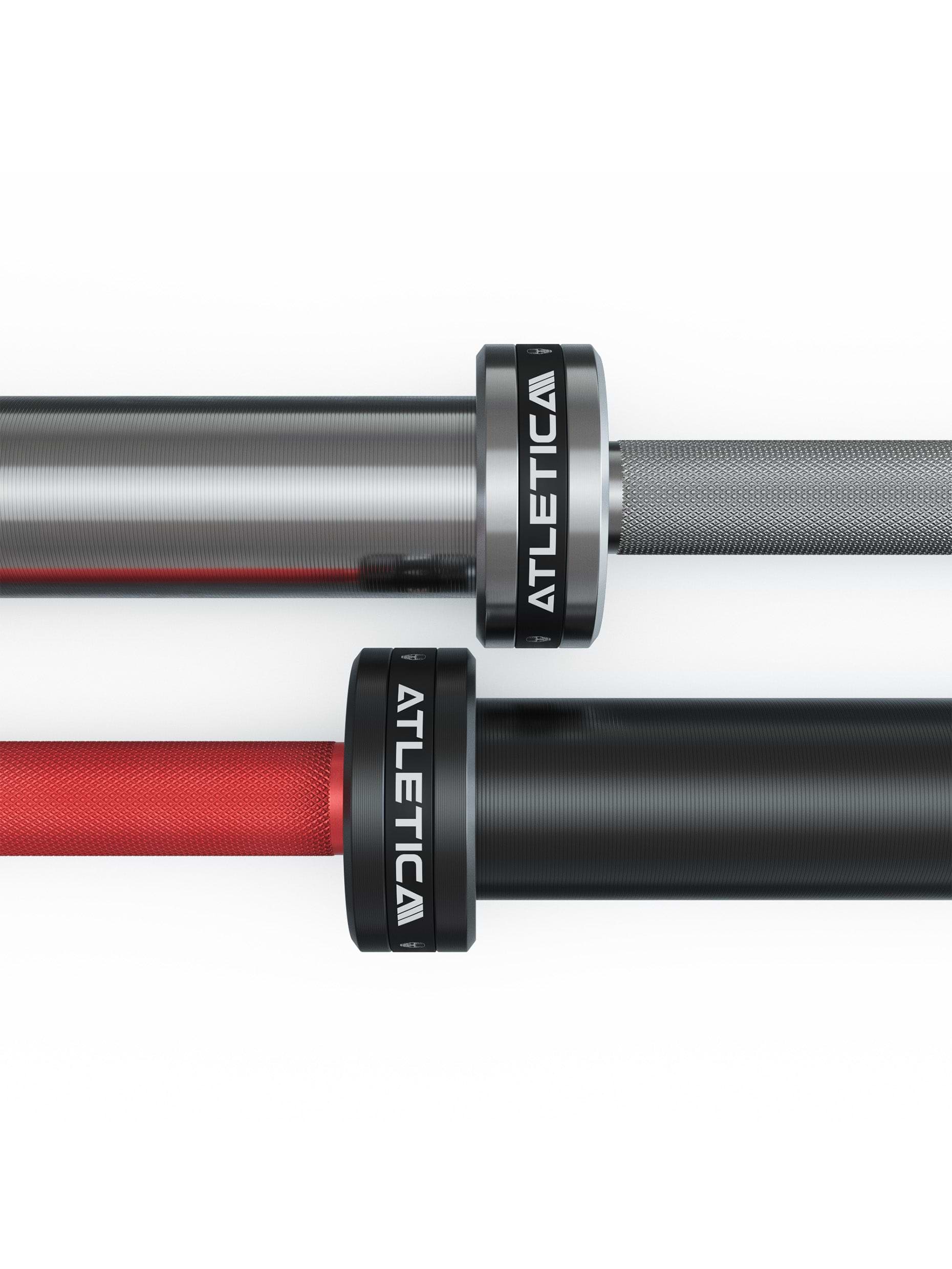 Hantelstangen: Gamma Powerlifting Langhantel: Forciere Deine Leistung im Powerlifting | 20kg | IPF- & IWF-Markierungen | 1200kg Belastbarkeit,