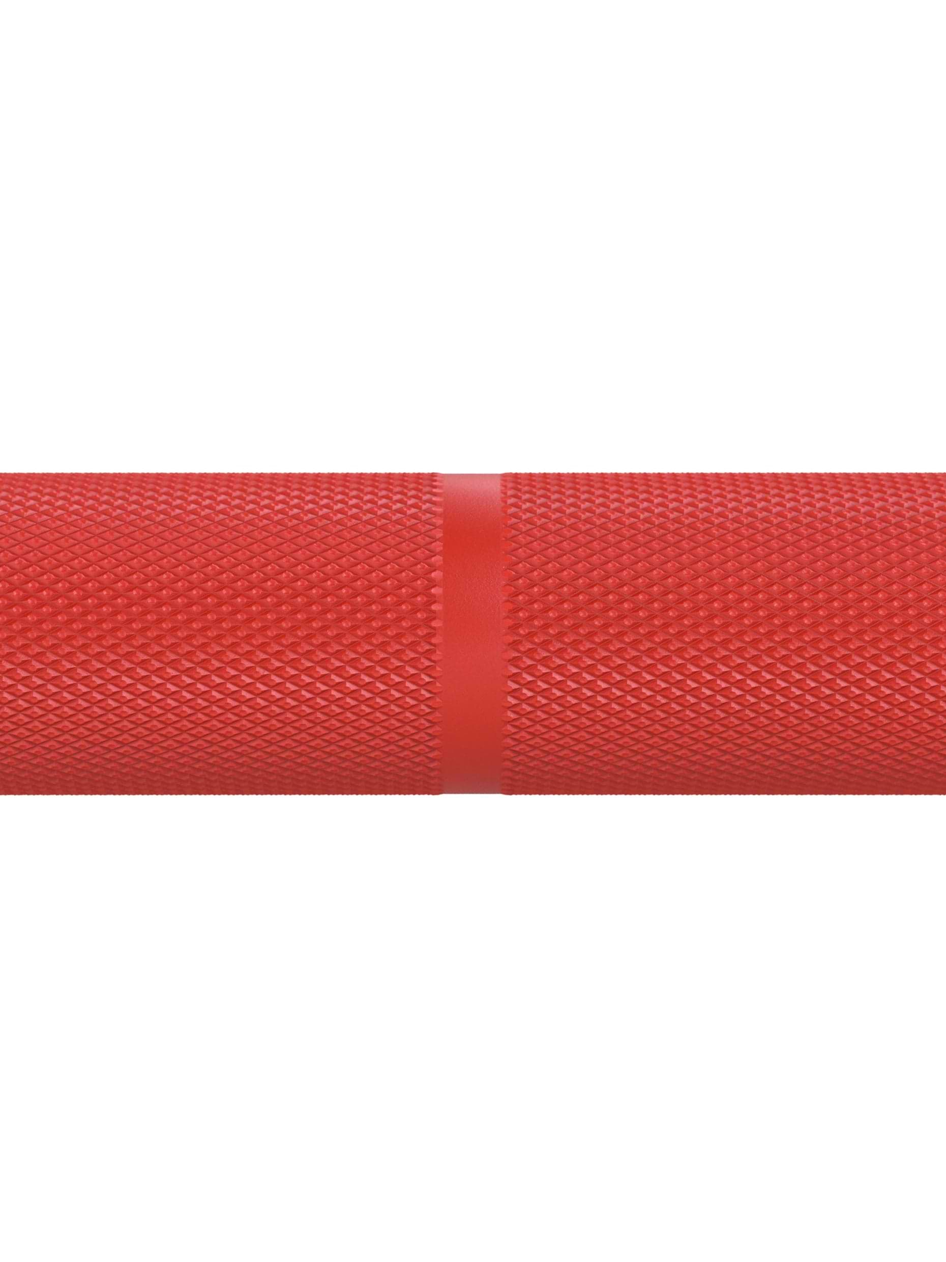 Hantelstangen: Langhantel Gamma Powerlifting Langhantel | 20kg | IPF- & IWF-Markierungen | Chrome / Sportscar Red | 1200kg Belastbarkeit