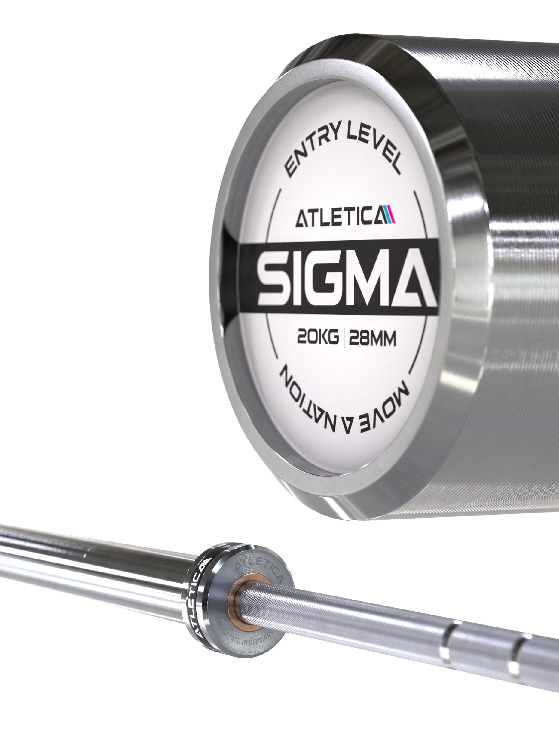 Hantelstangen: Sigma Training-Langhantel Entworfen für Neulinge in der Hebe-Welt | 20kg | IPF & IWF Kennzeichnungen | Bis 500kg Belastung