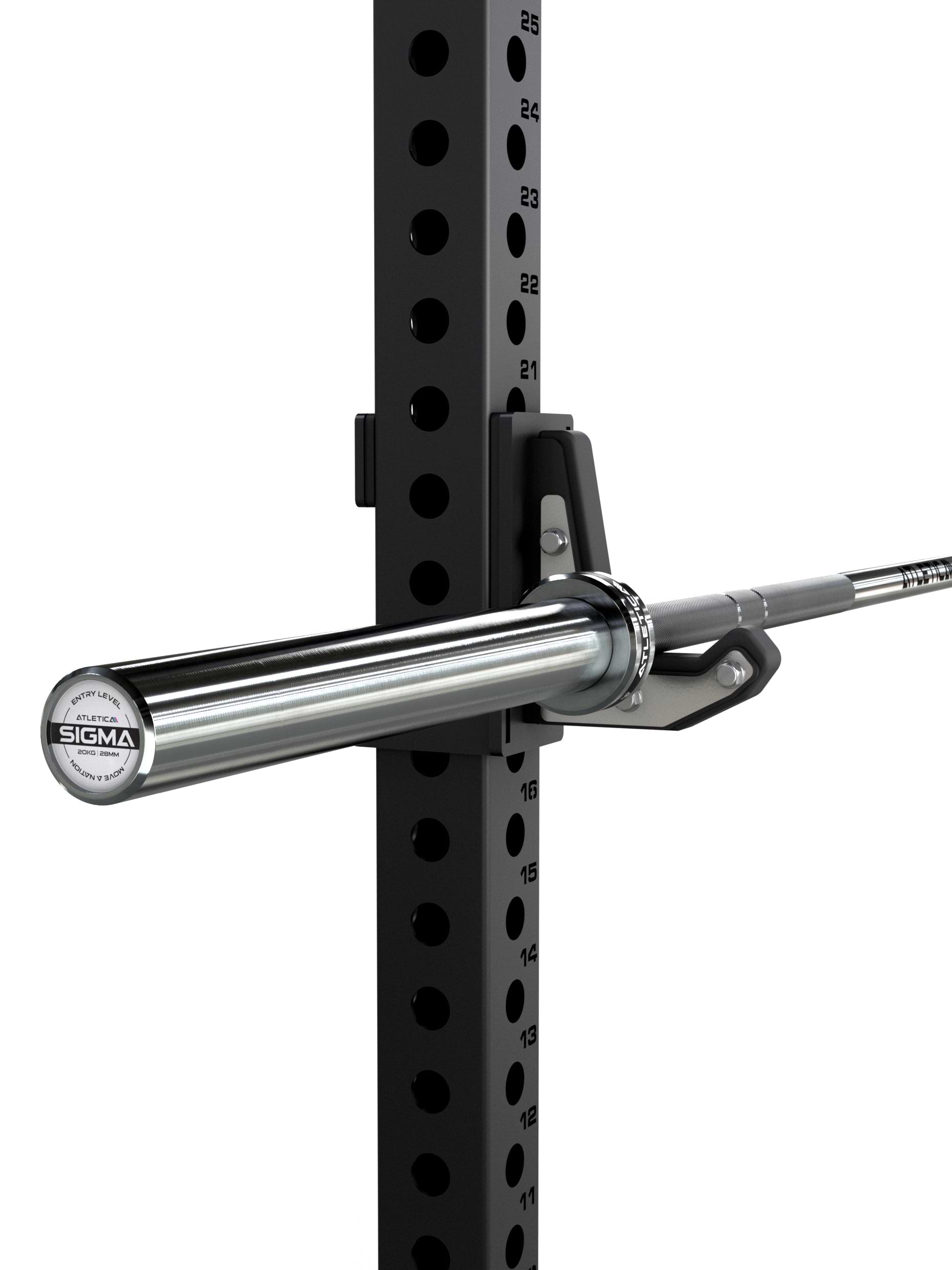 Hantelstangen: Sigma Training-Langhantel Entworfen für Neulinge in der Hebe-Welt | 20kg | IPF & IWF Kennzeichnungen | Bis 500kg Belastung