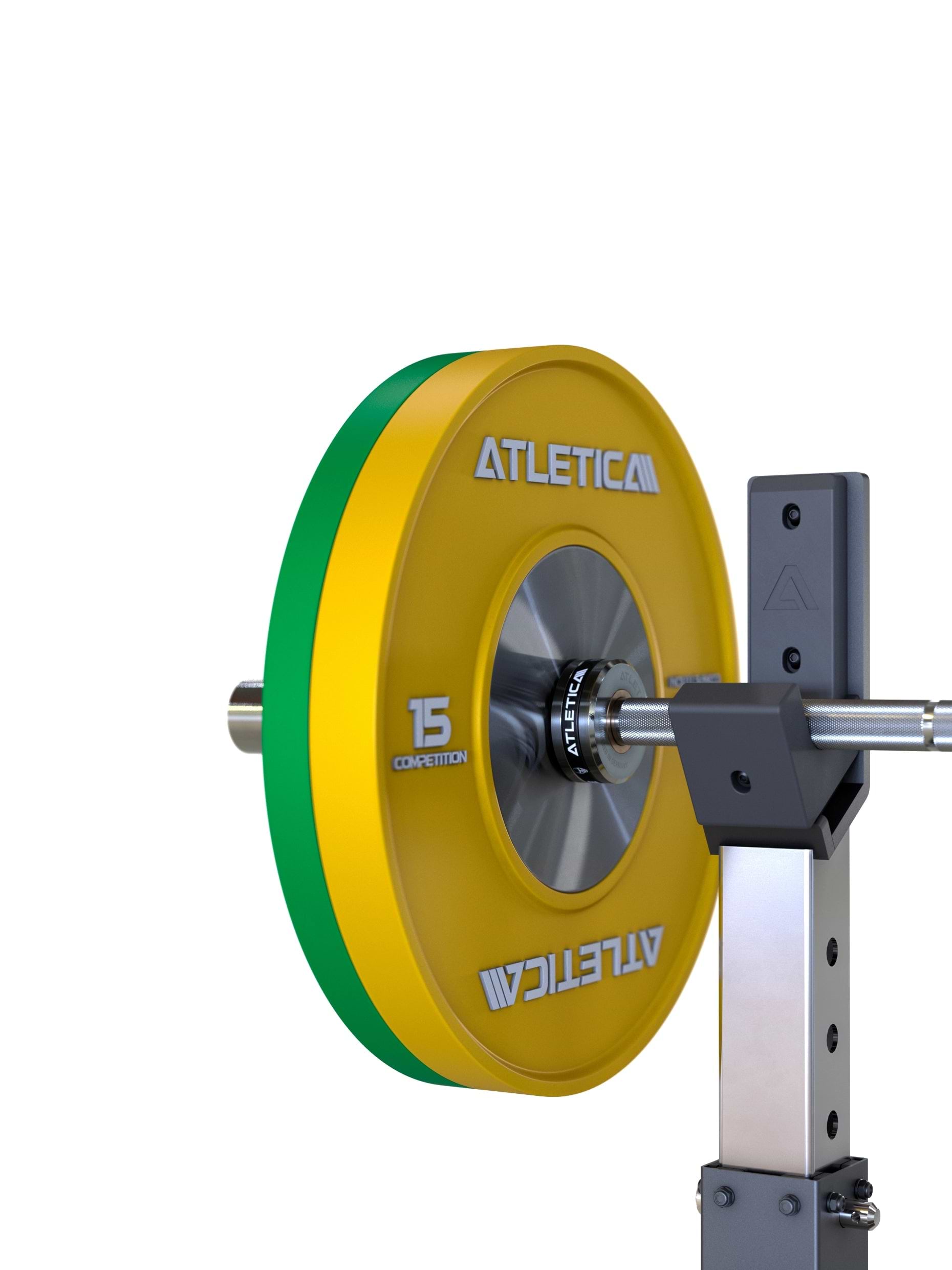 Hantelstangen, Langhantel Zeta: geringe Länge für kleine RäumeIdeal für Kraft & Platzeffizienz im Heim-Fitnessstudio | 15kg | IPF & IWF Markierungen