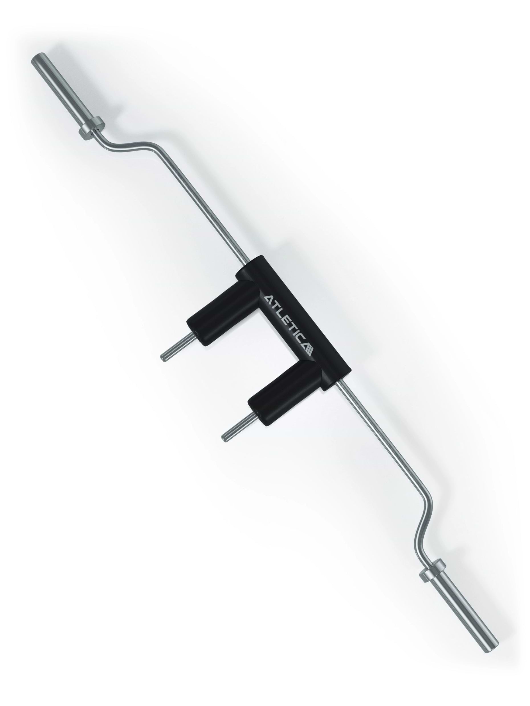 Safety Squat Bar: Sichereres/gelenkschonendes Kniebeugen | Angenehme Griffe/Polster | Entlastet Schultern/Rücken