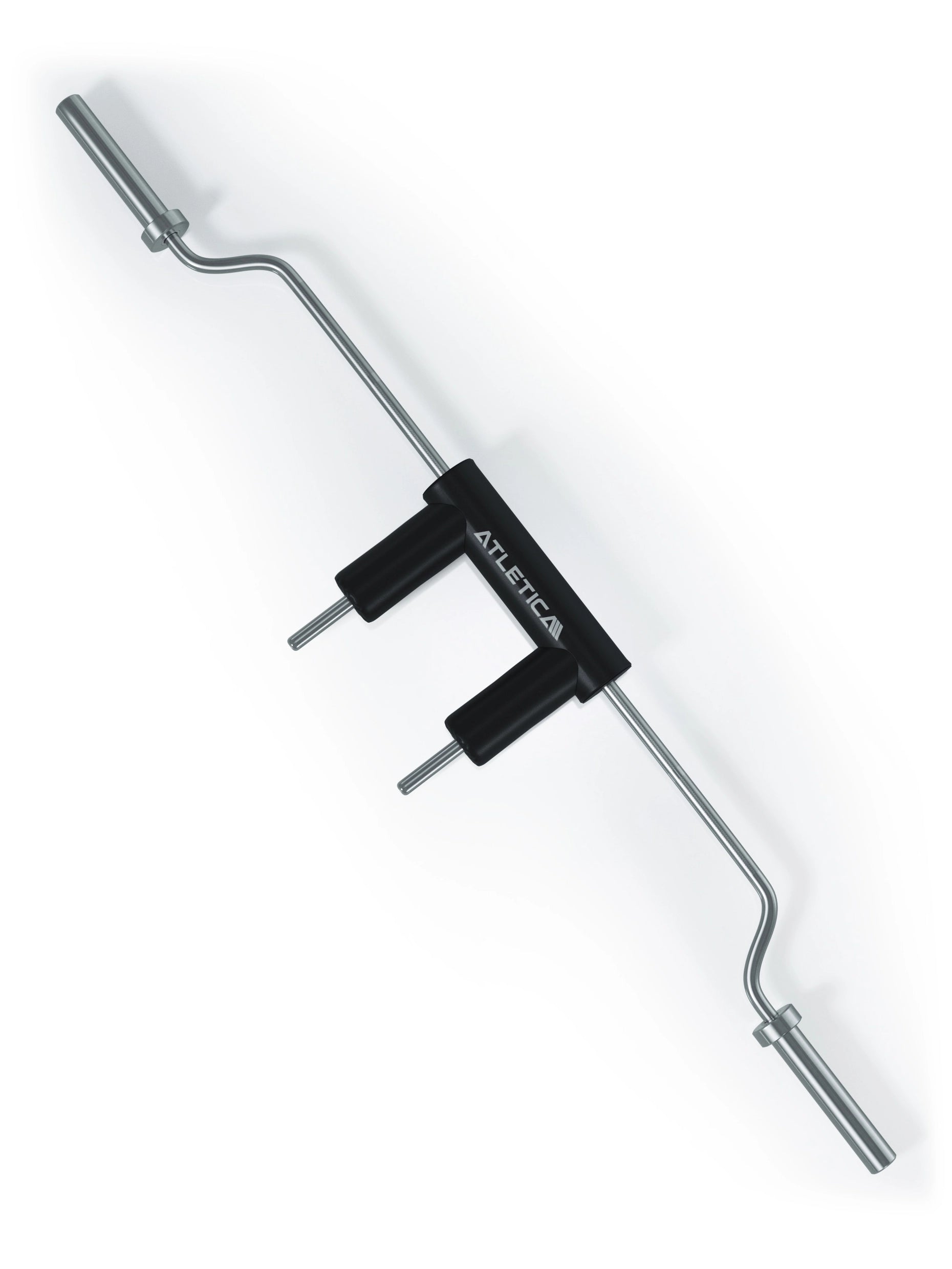 Safety Squat Bar: Sichereres/gelenkschonendes Kniebeugen | Angenehme Griffe/Polster | Entlastet Schultern/Rücken