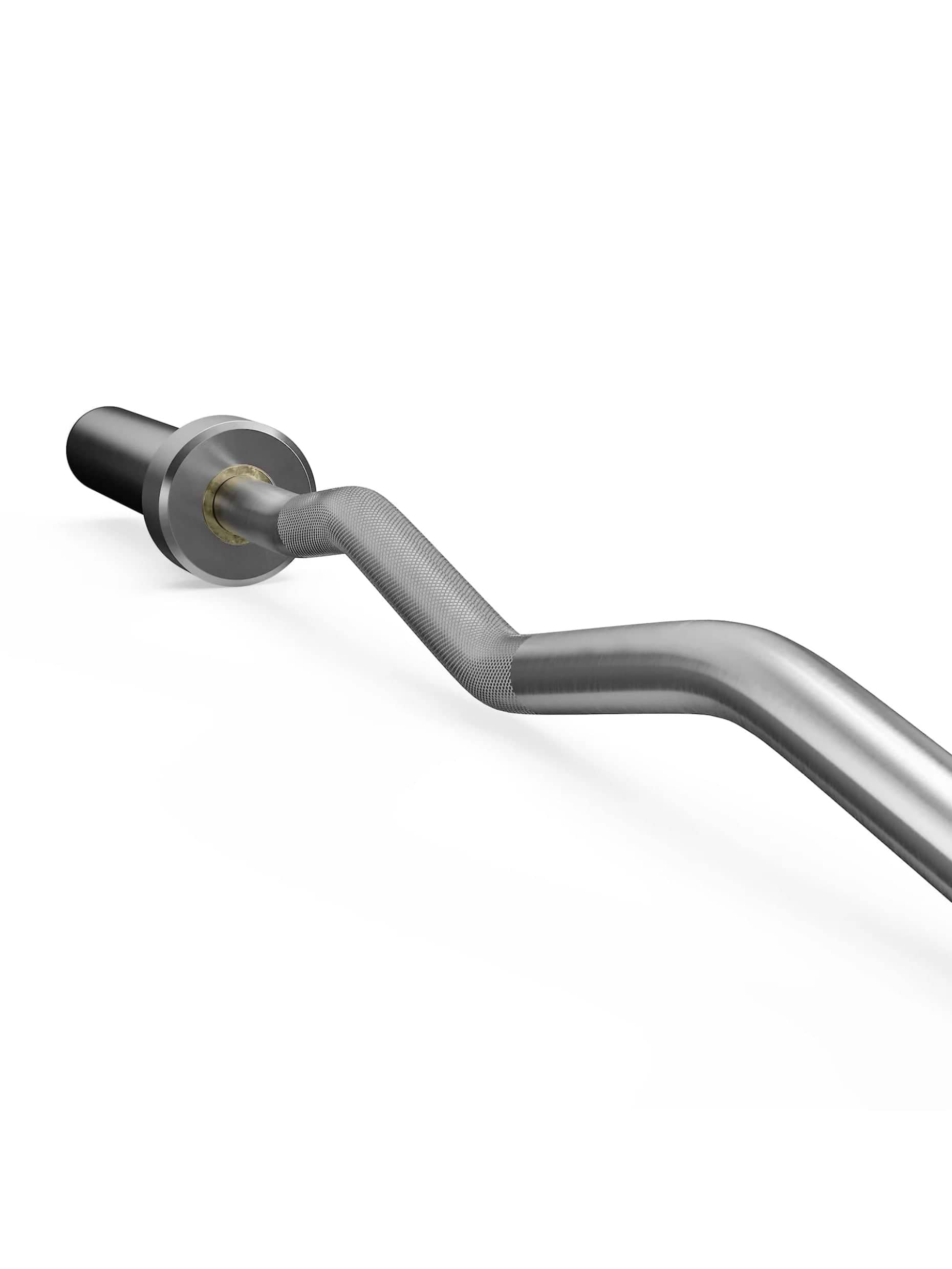 Hantelstangen: SZ Curlstange Hantelstange aus Hartchrom | 180.000 PSI | Bis 330 kg belastbar | 10 Kugellager | 9,5 kg schwer 