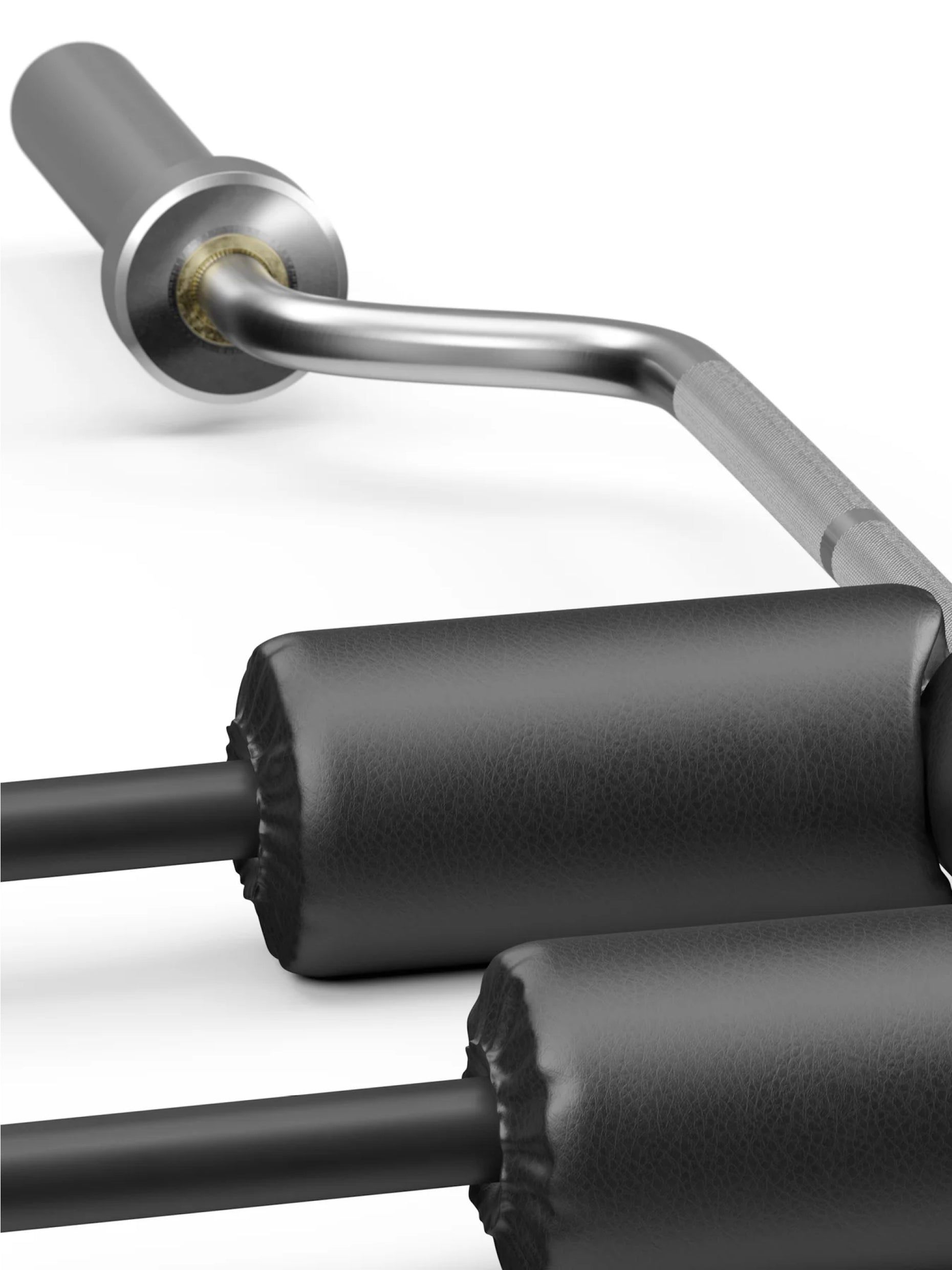 Safety Bar Squat: safer/joint-friendly squats | pleasant grips/padding | relieves shoulders/back