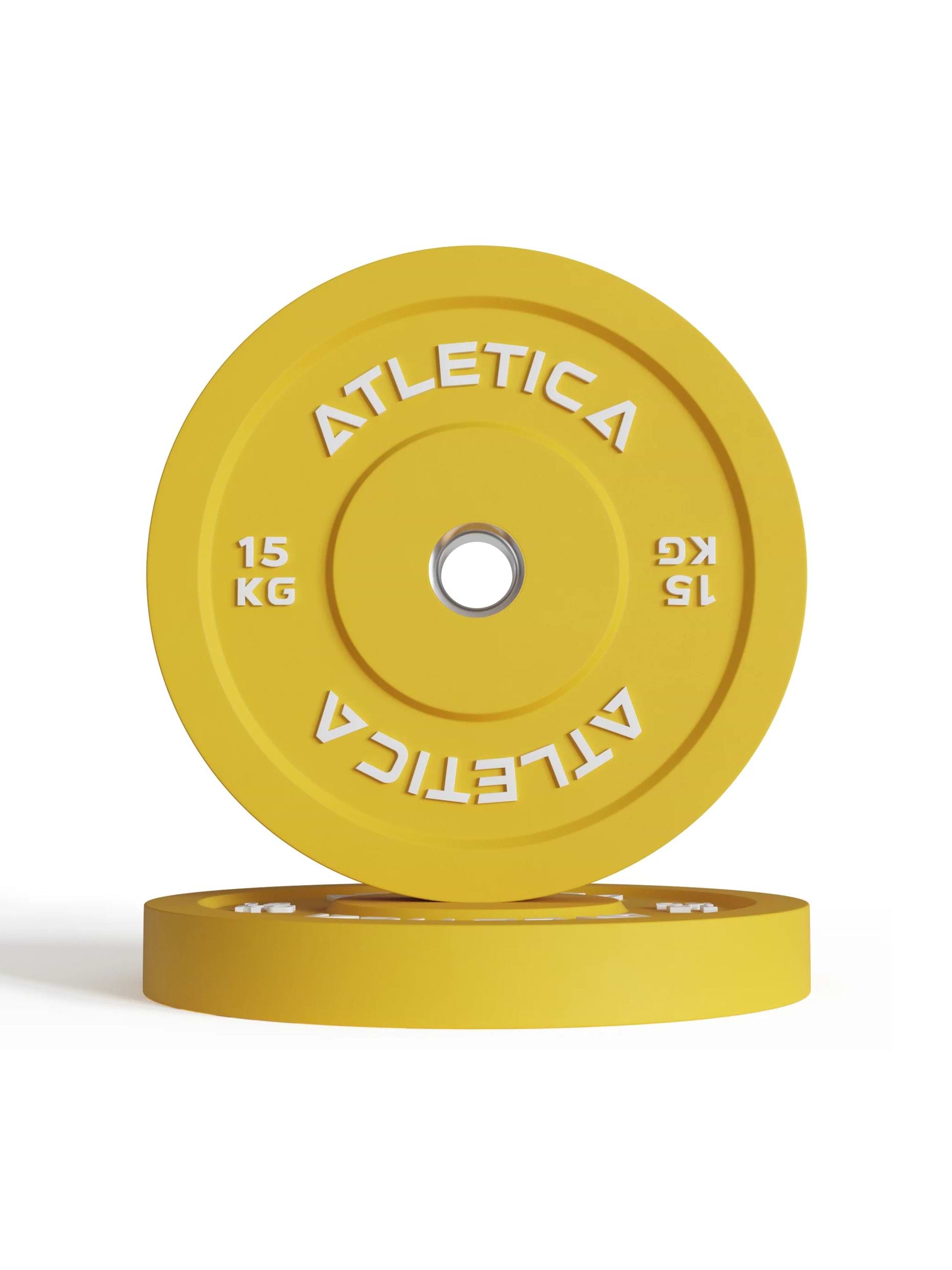 Langhantel Set: Premium Trainings-Langhantel Alpha | Bumper Plates Gewichte | Pro Collars | Qualität und Langlebigkeit