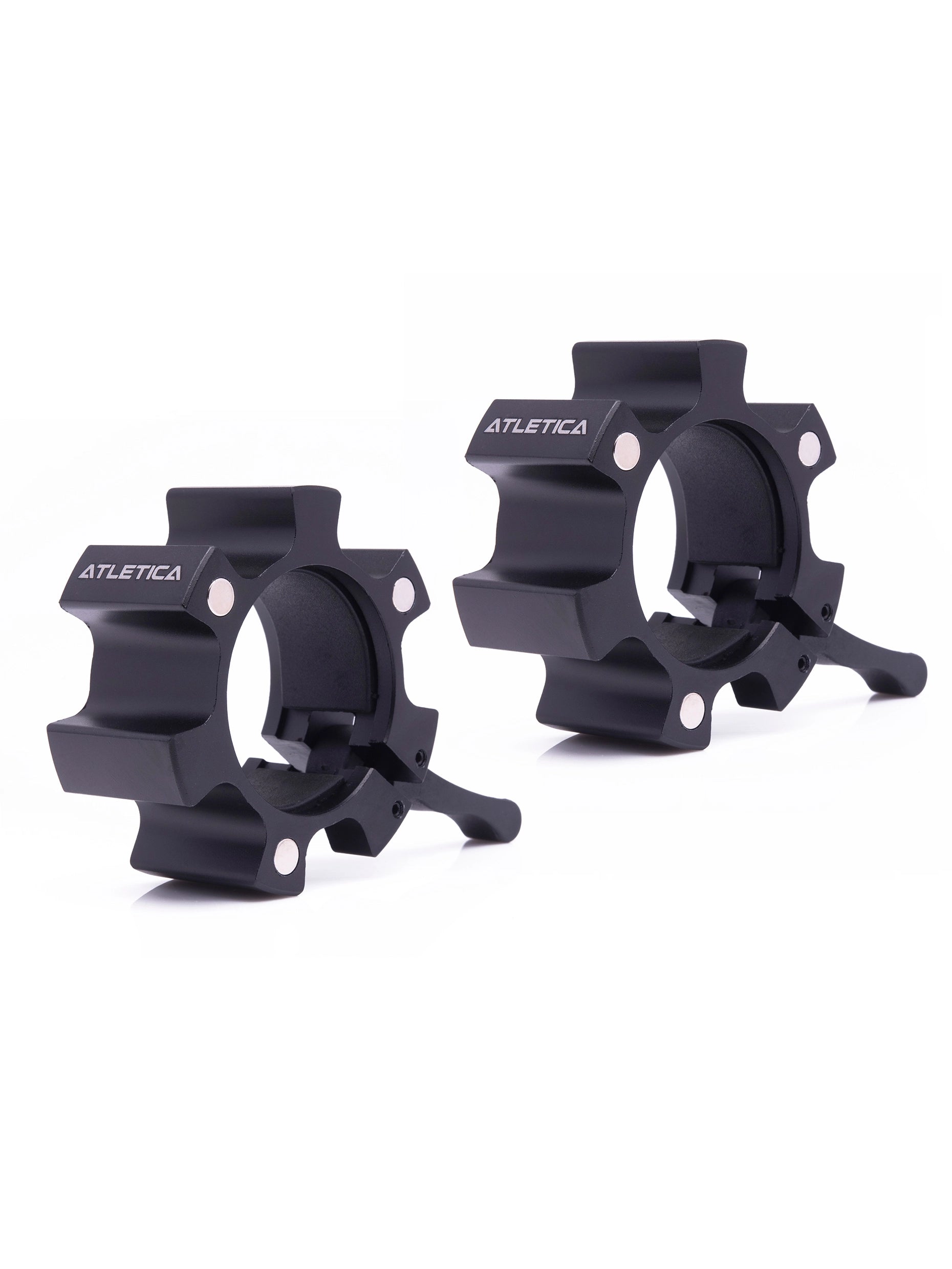 Langhantel Set Gamma Performance - Aluminium Verschlüsse in Schwarz, Paar