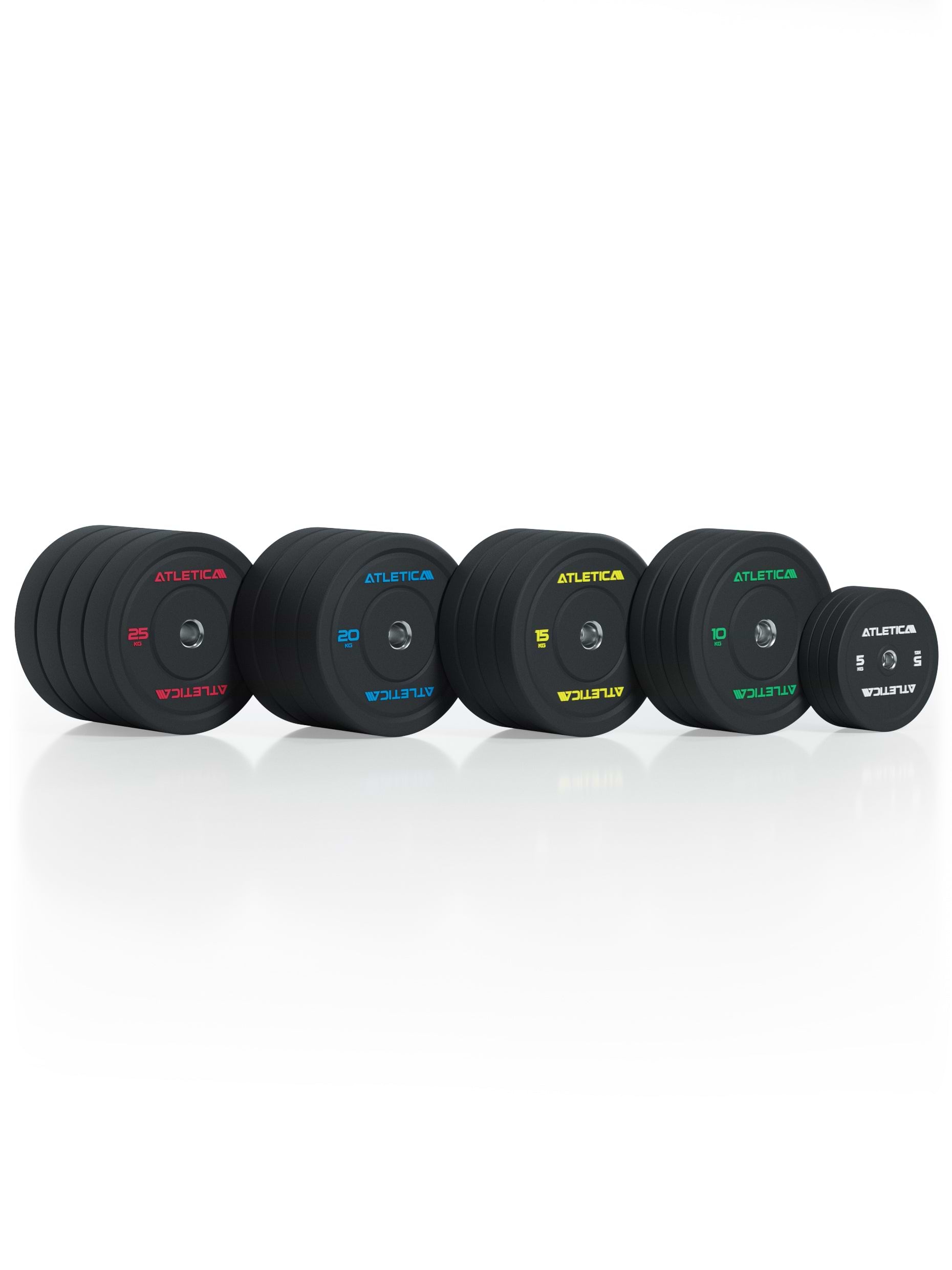 Gewichtsscheiben High Temp Bumper Plates Set: