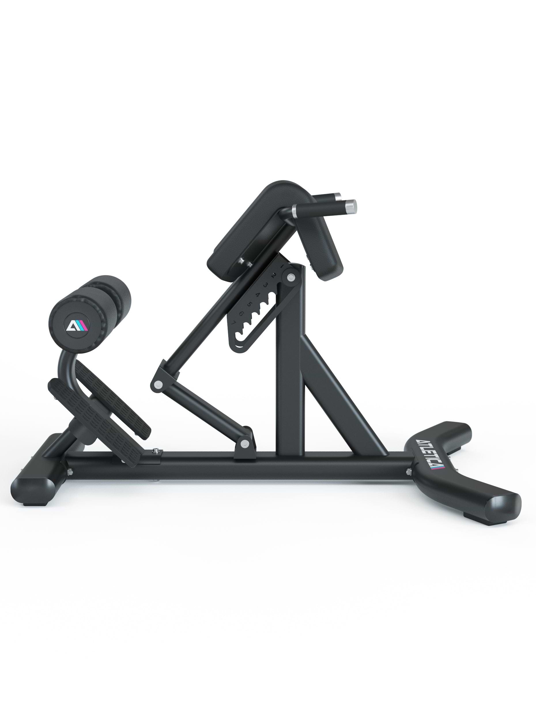 Rückenstrecker HyperBack Hyperextension: Standsicherer Stahlrahmen gewährleistet ein sicheres Gefühl während der Übung