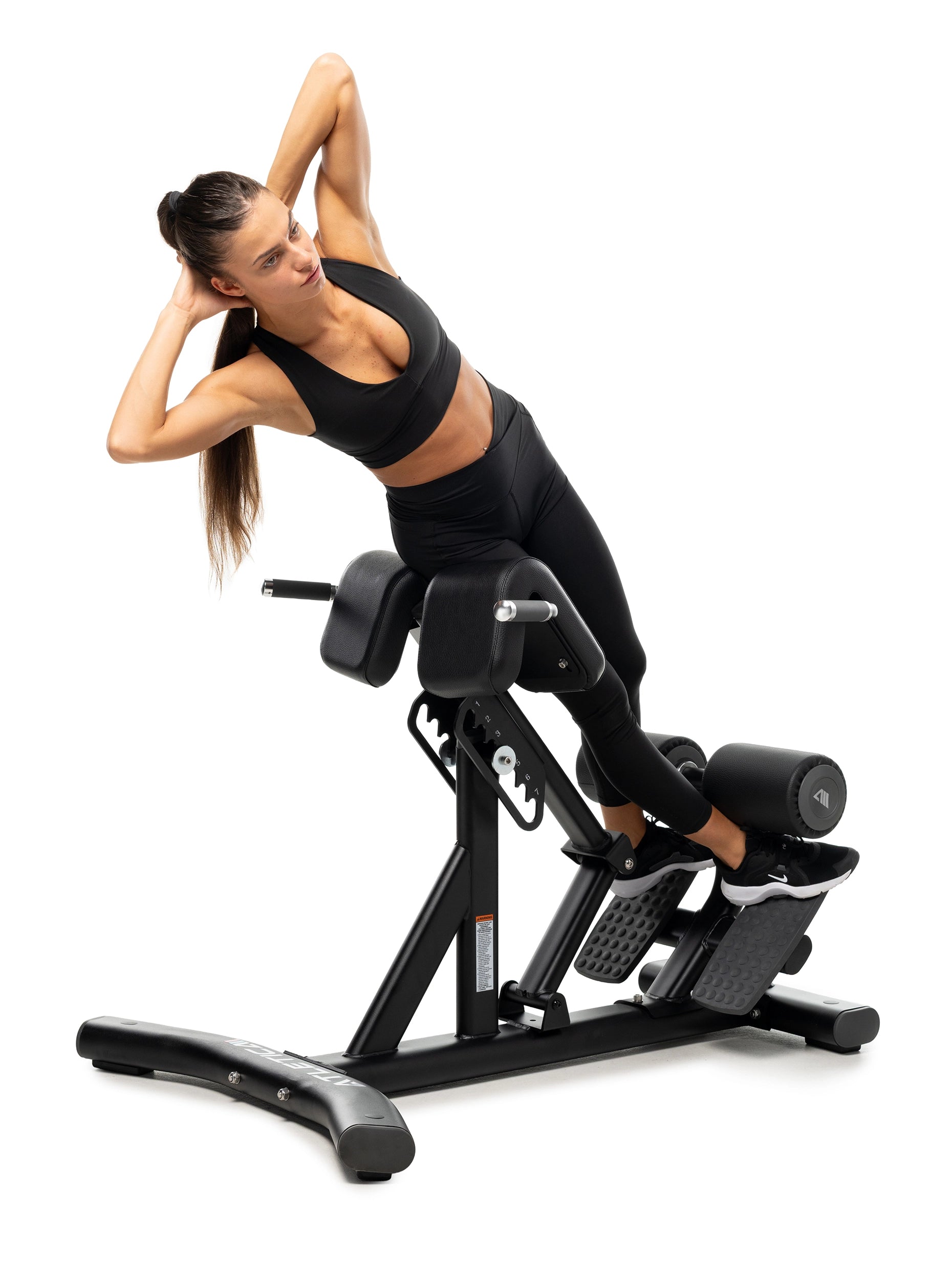 Rückenstrecker Hyperextension: seitliche Core Übungen