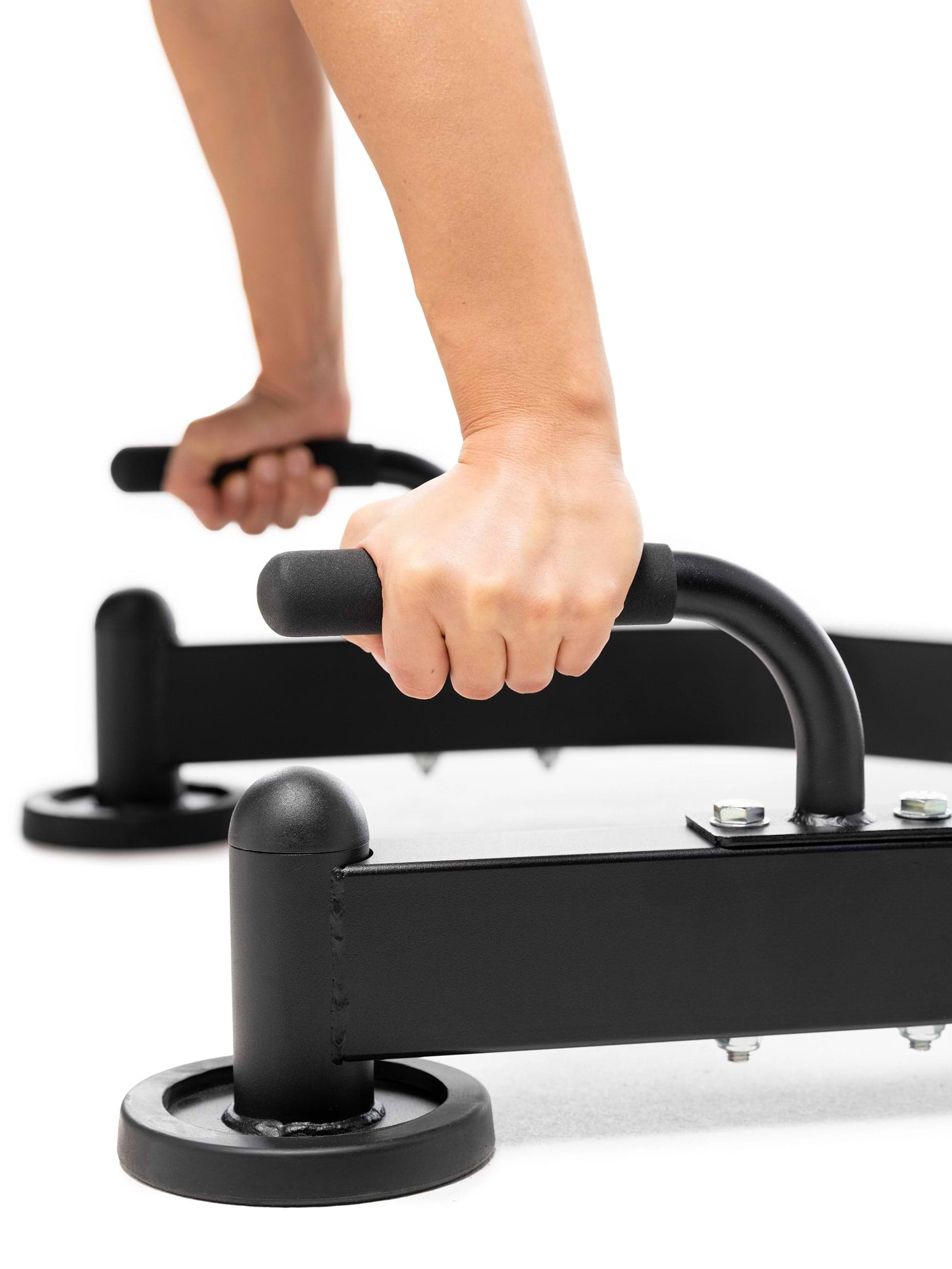 Griffe am Hyperextension Kraftgerät