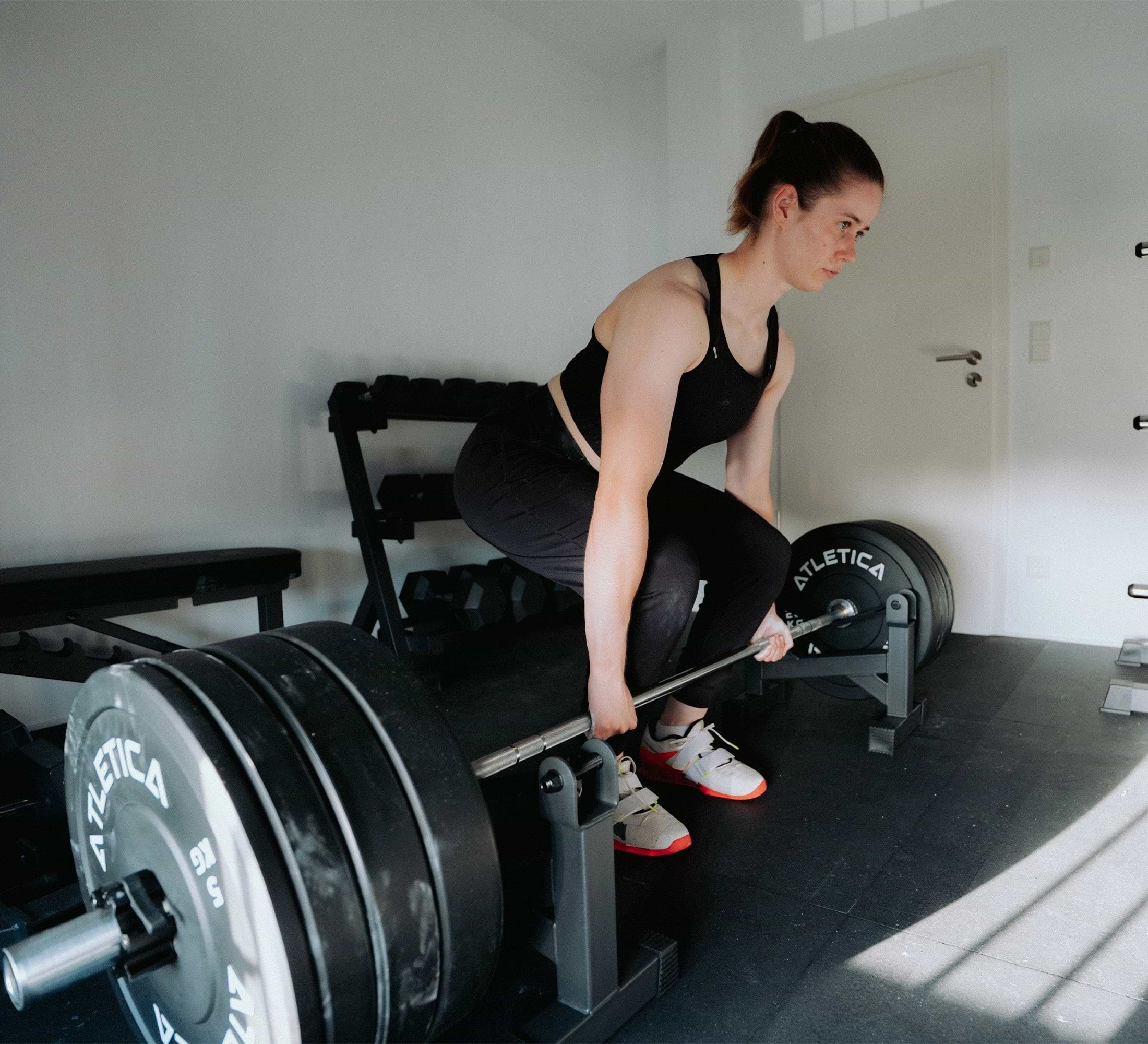 Stina Johannes beim Kreuzheben