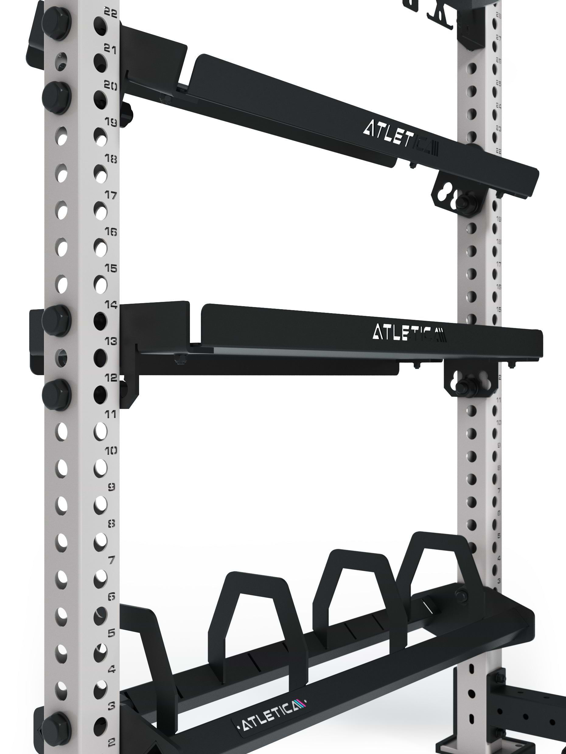 Regalböden für Kurzhanteln und Kettlebells R8 Serie