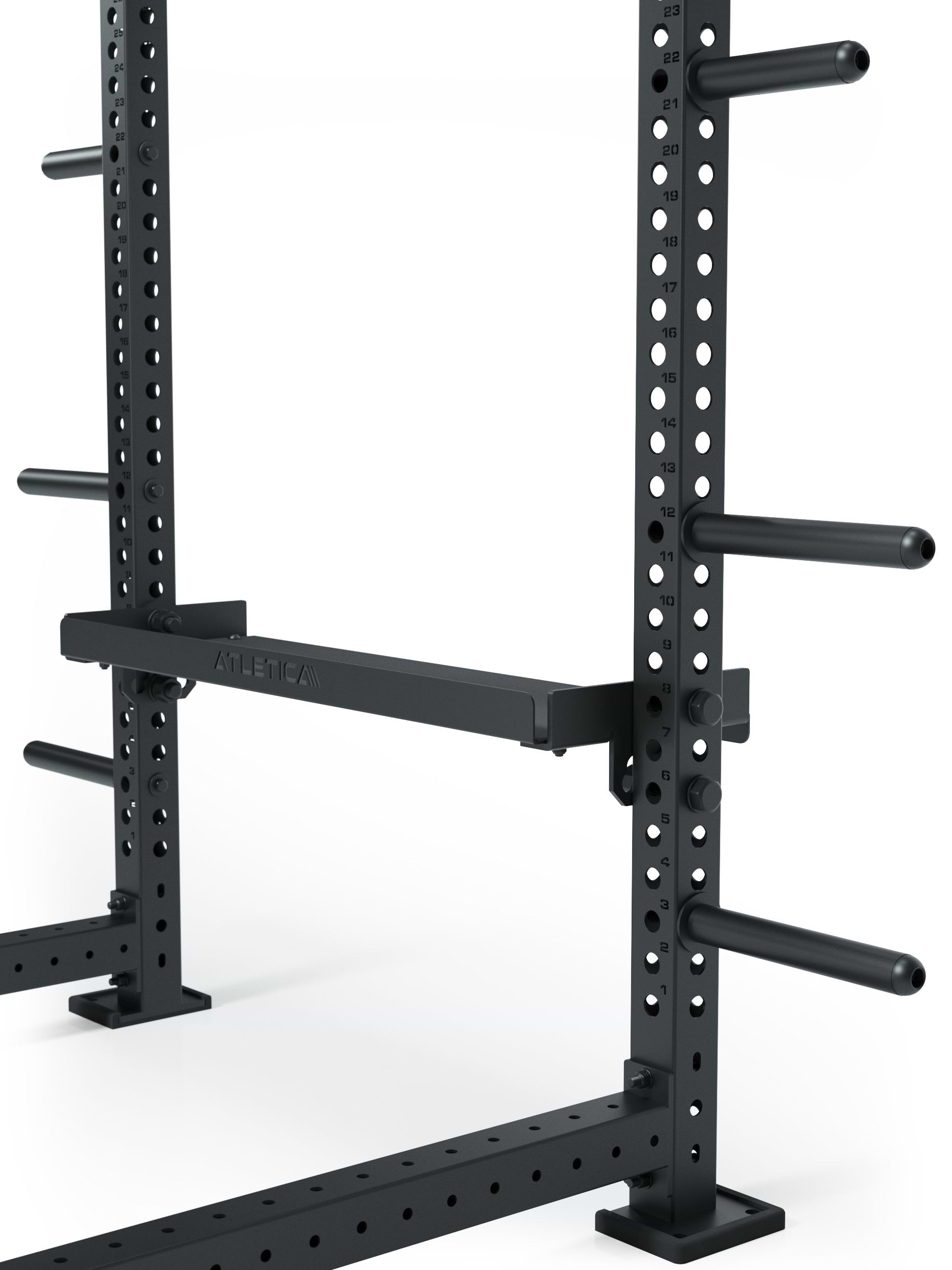 R8 Ablage für Gewichte: Optisch passend am R8 Rack durch die hochwertige, matte Pulverbeschichtung