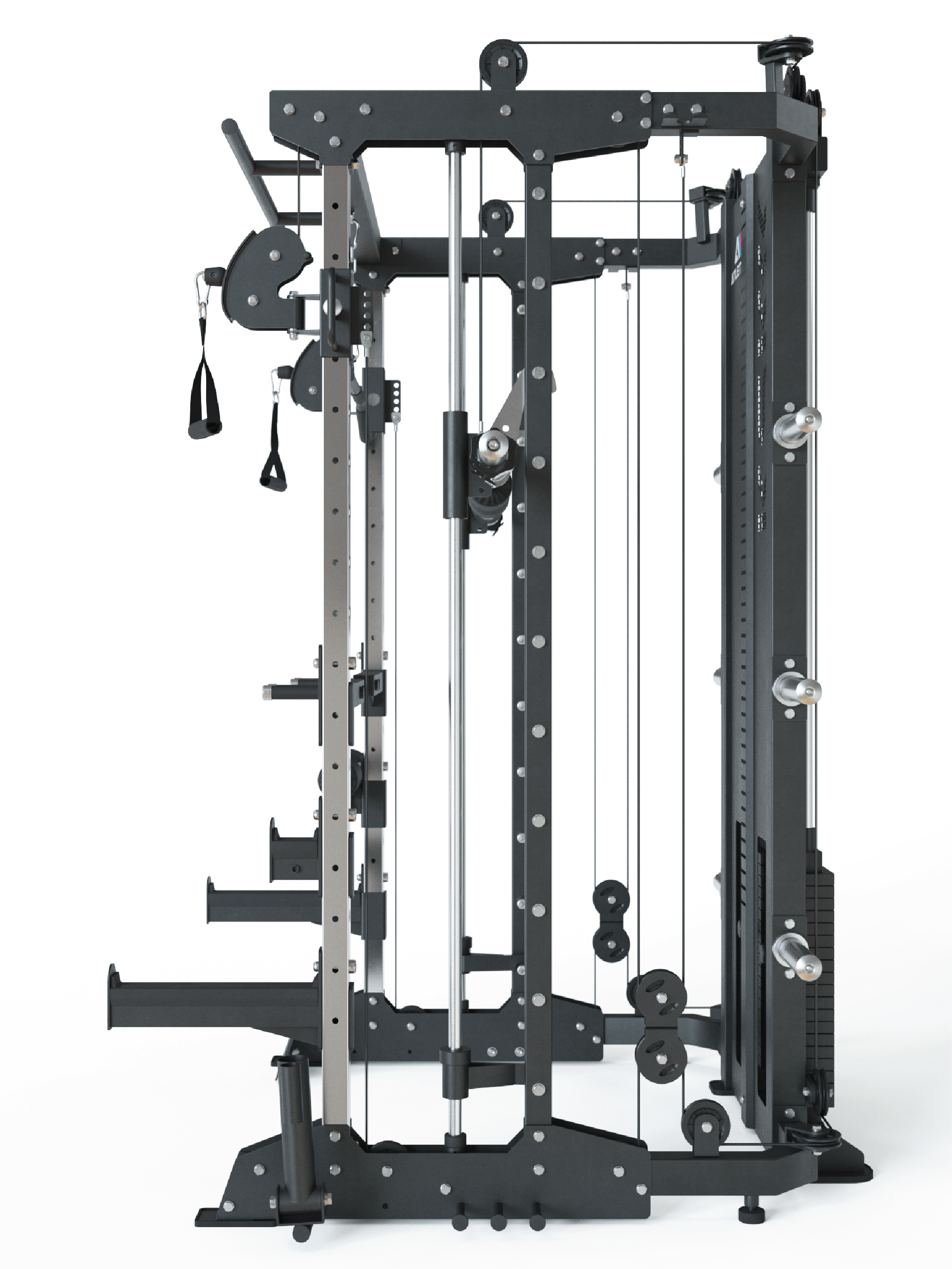 Kraftstation KSK Reloaded Set: Power Rack, Smith Machine & Dualer Kabelzug