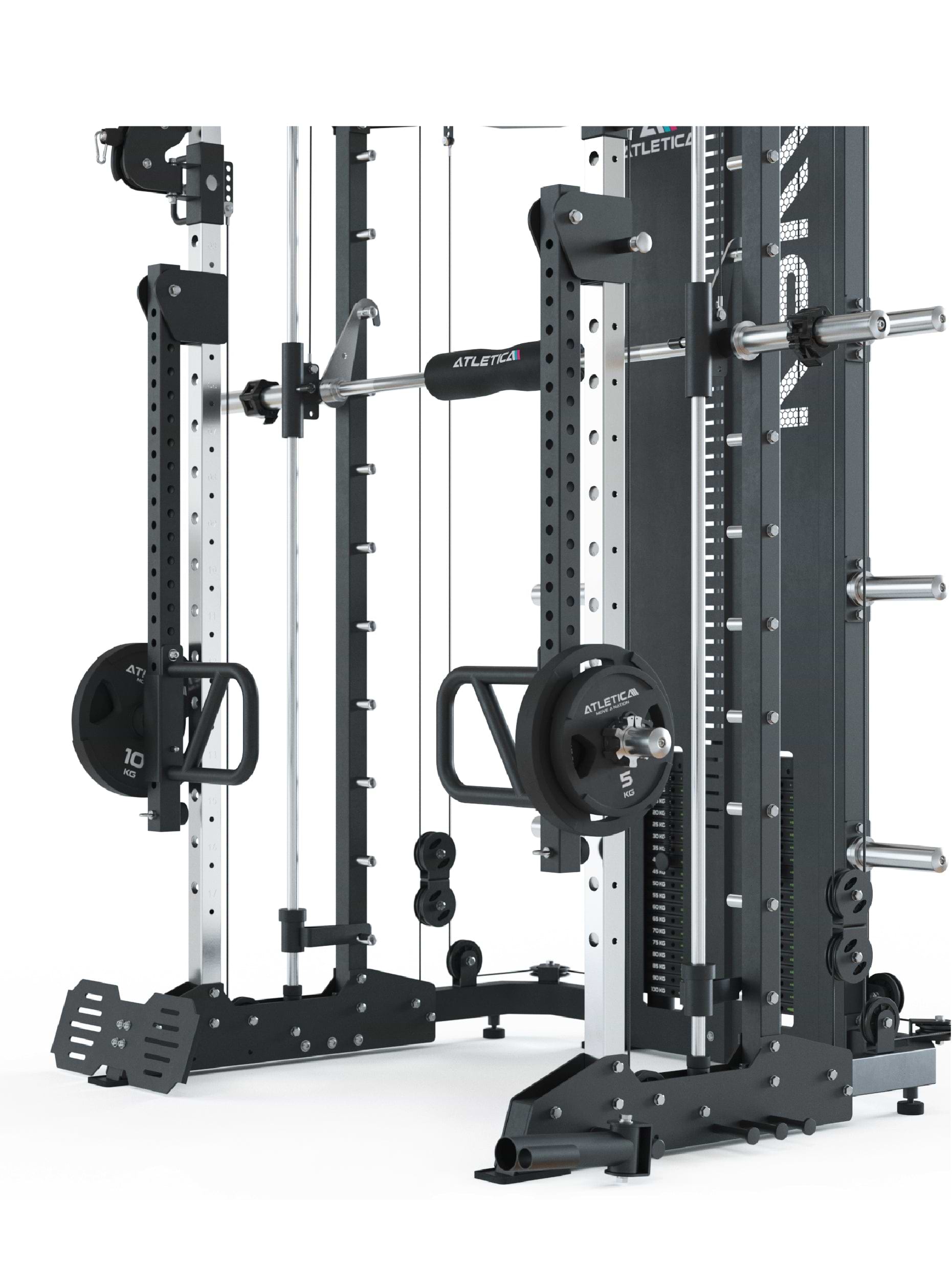 Kraftstation KSK Target Set: KSK Multipresse mit Steckgewichten, Jammer Armen und Beinpresse