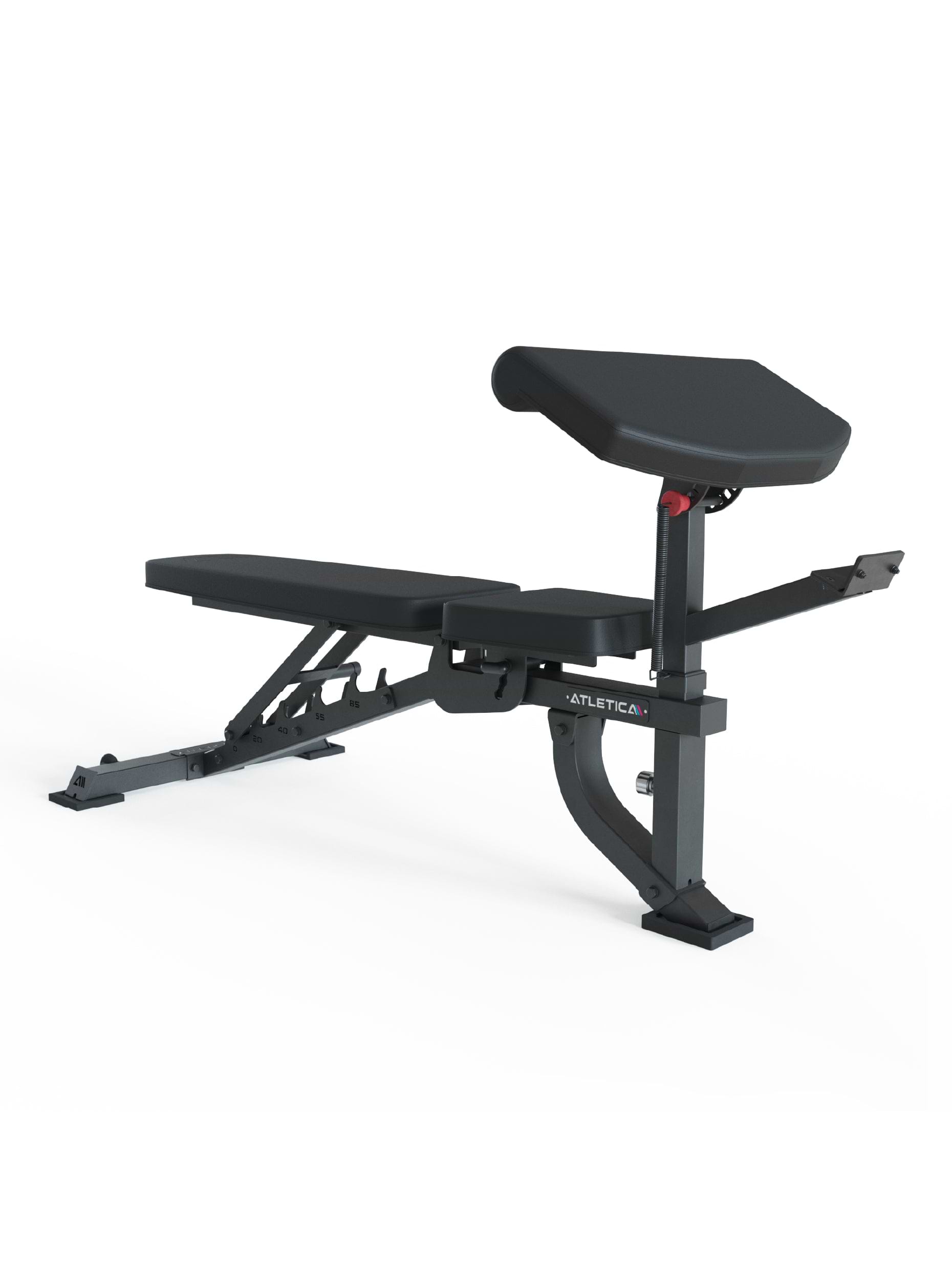 Kraftstation KSK Target Set: mit B2 Hantelbank mit Anbauteilen für Arm- und Beintraining