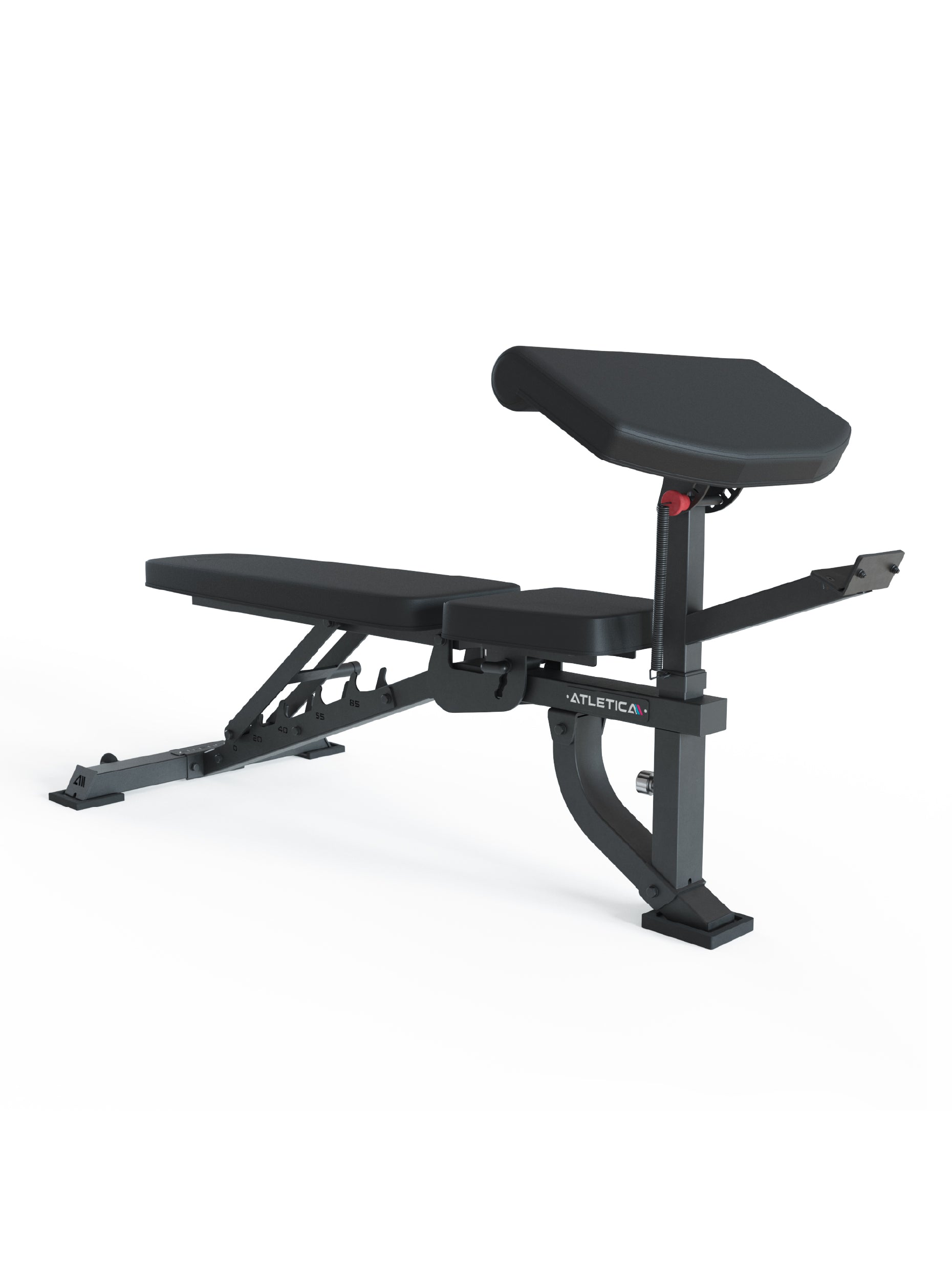 Kraftstation KSK Target Set: mit B2 Hantelbank mit Anbauteilen für Arm- und Beintraining