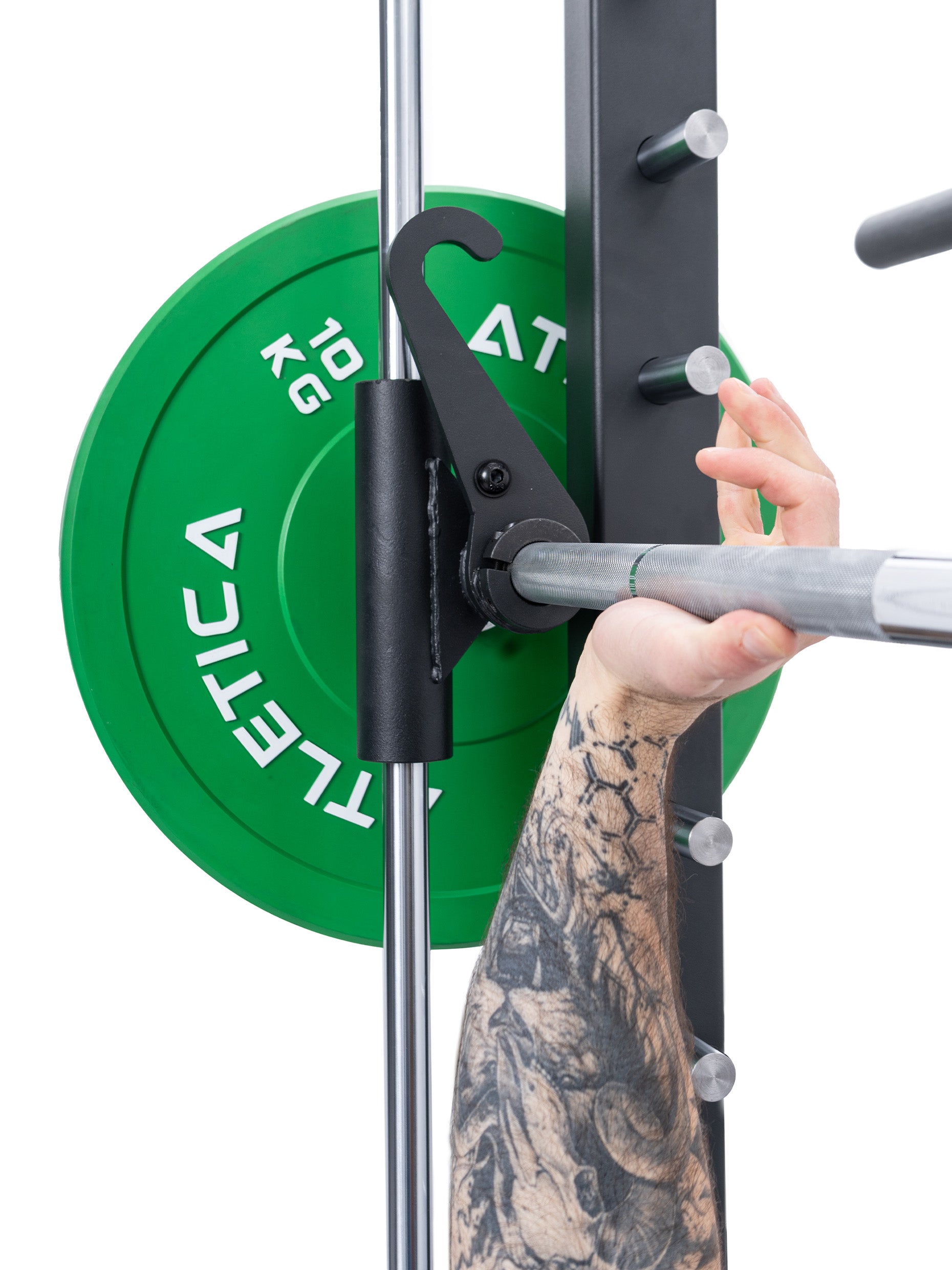 R8 Bradley EXO Plate Loaded | Power Rack | 42cm | Noir