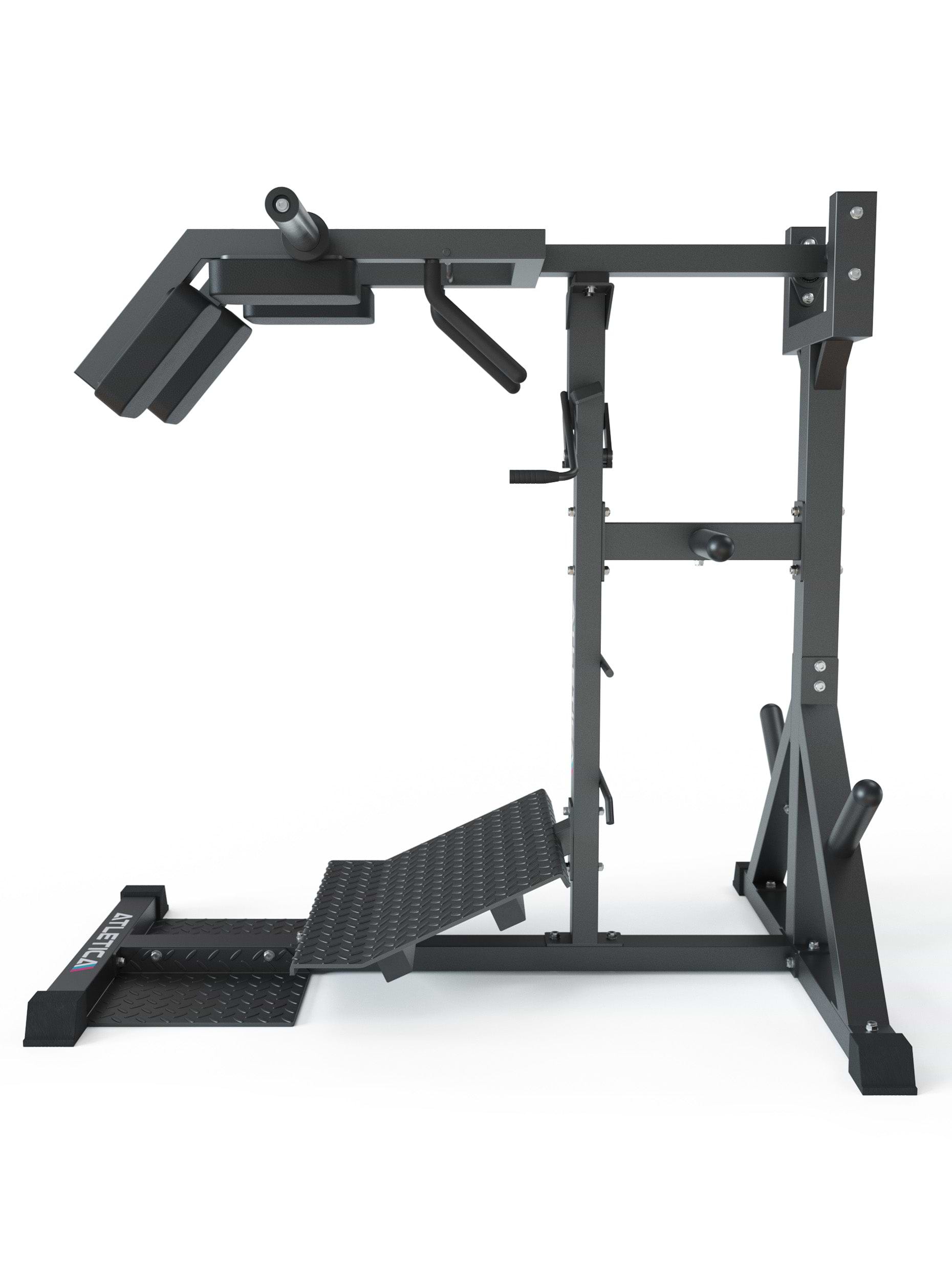 Kniebeuge- und Wadenmaschine Für Squats und stehendes Wadenheben 