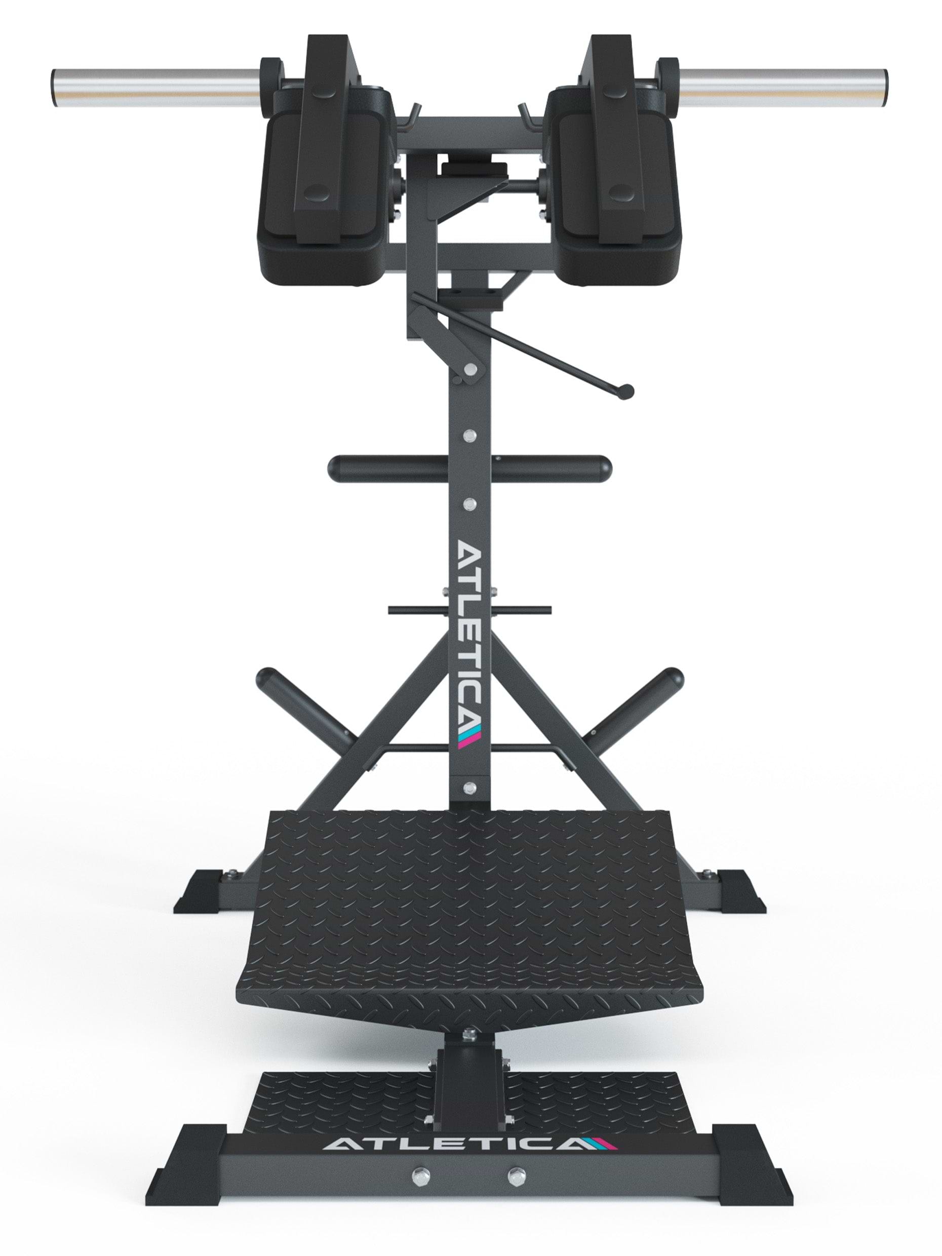 ATLETICA Kniebeuge- und Wadenmaschine Für Squats und stehendes Wadenheben